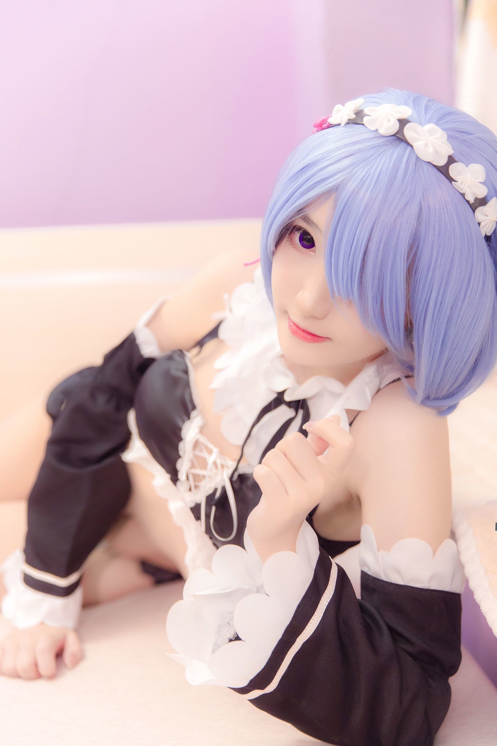  belle ta Cosplay] Nam Đào Momoko - Rem Đồ Lót