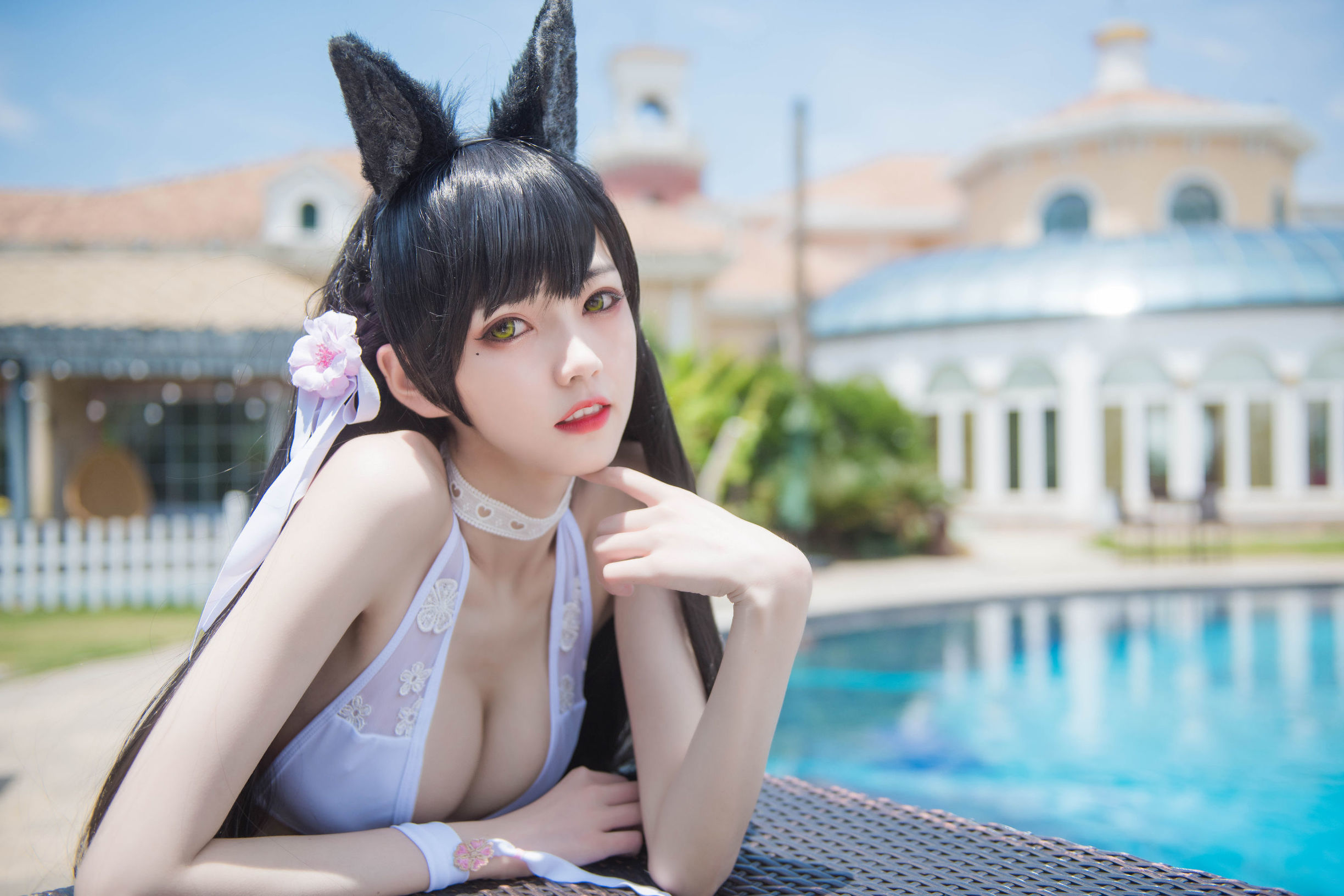  belle  COS] Little Fairy Your Love Rival - Atago Swimsuit