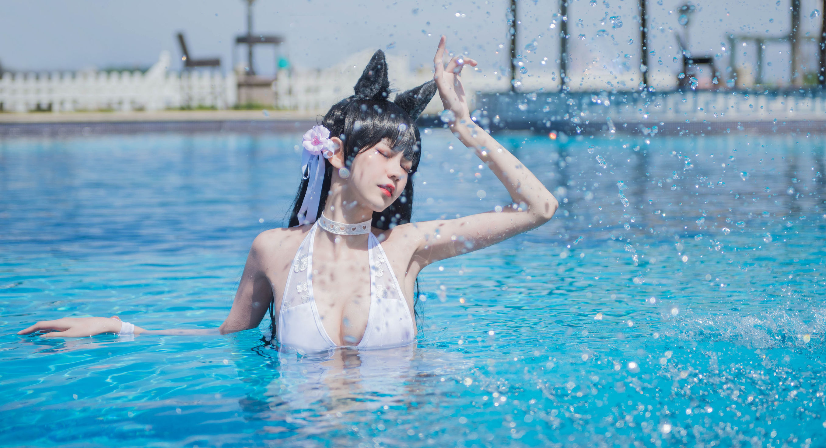  belle  COS] Little Fairy Your Love Rival - Atago Swimsuit