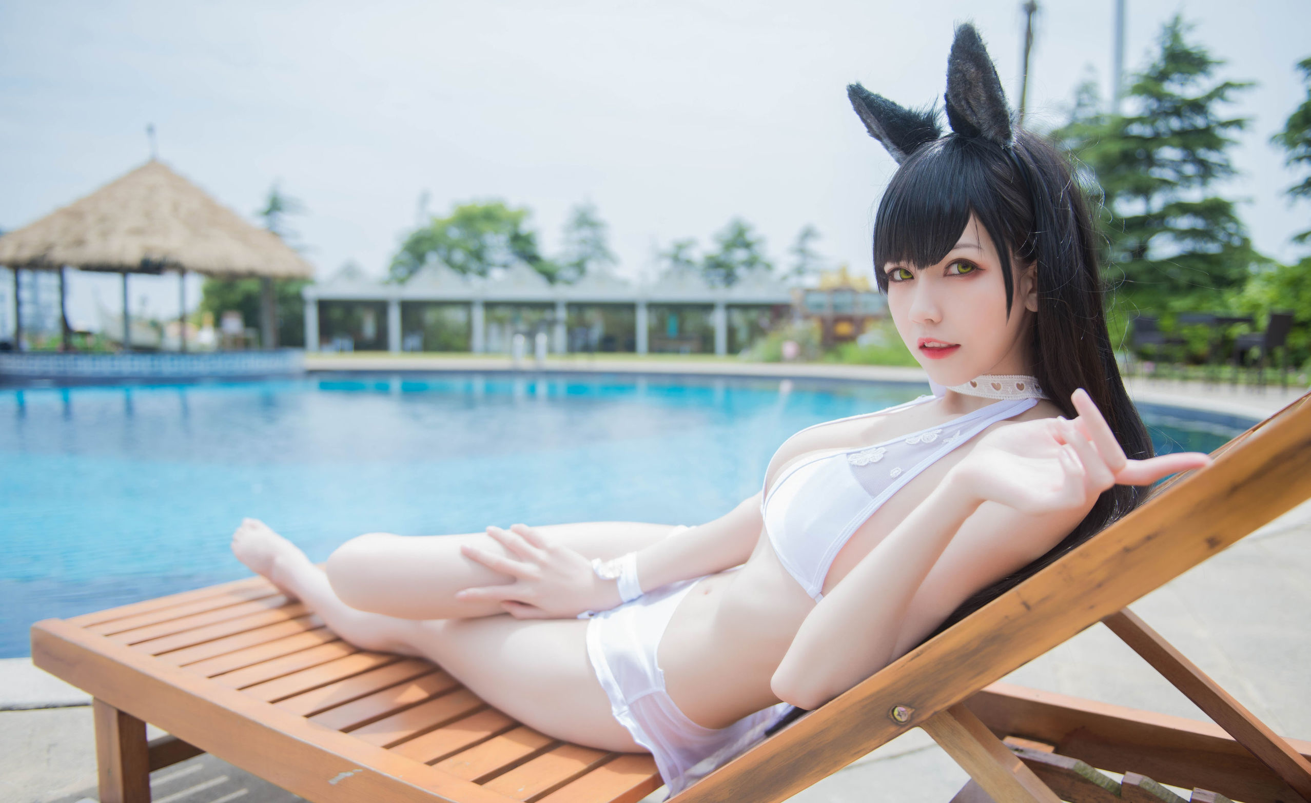  belle  COS] Little Fairy Your Love Rival - Atago Swimsuit