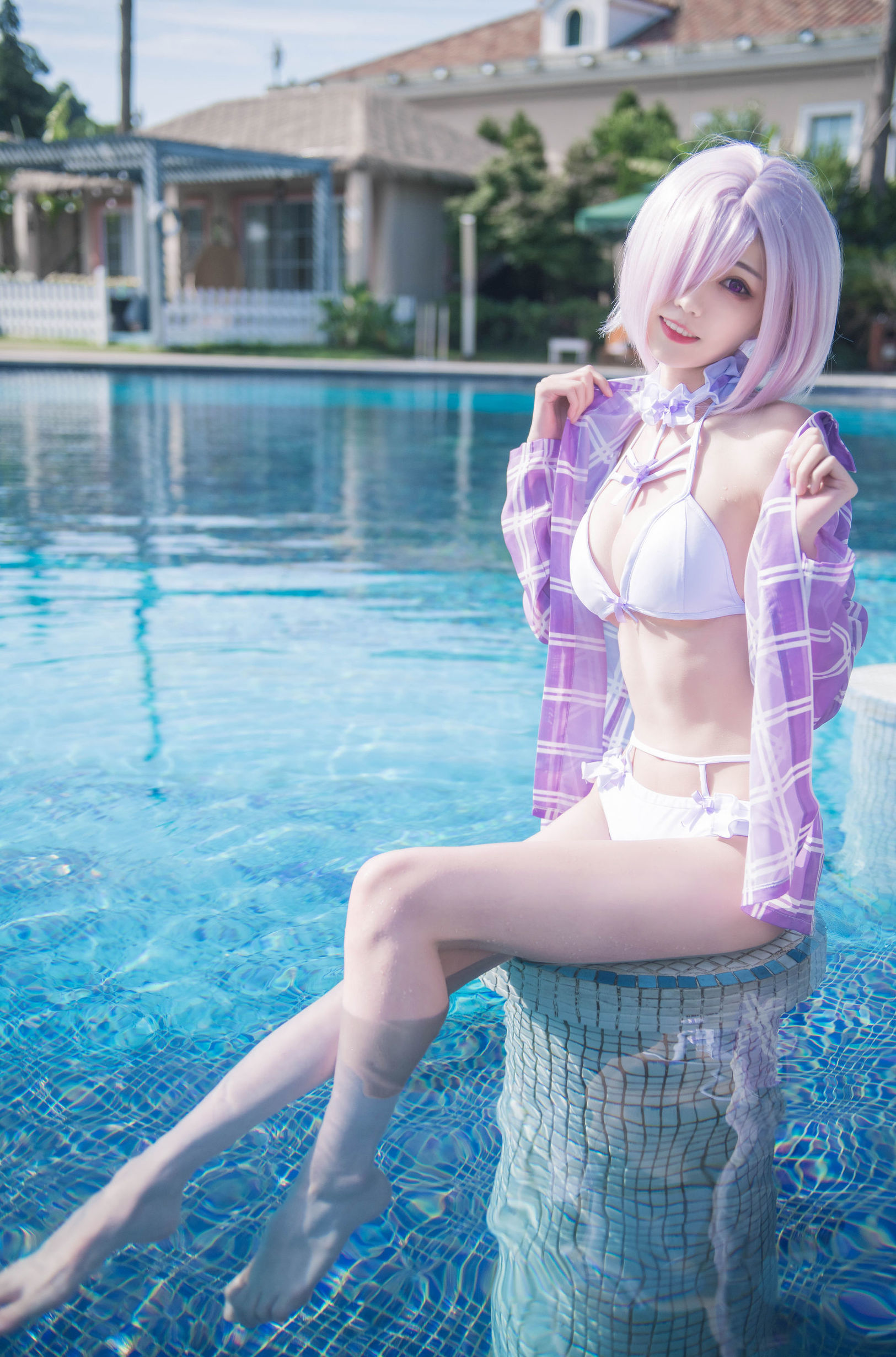 蘿莉COS] 小妖精你的負卿 - 瑪修泳裝