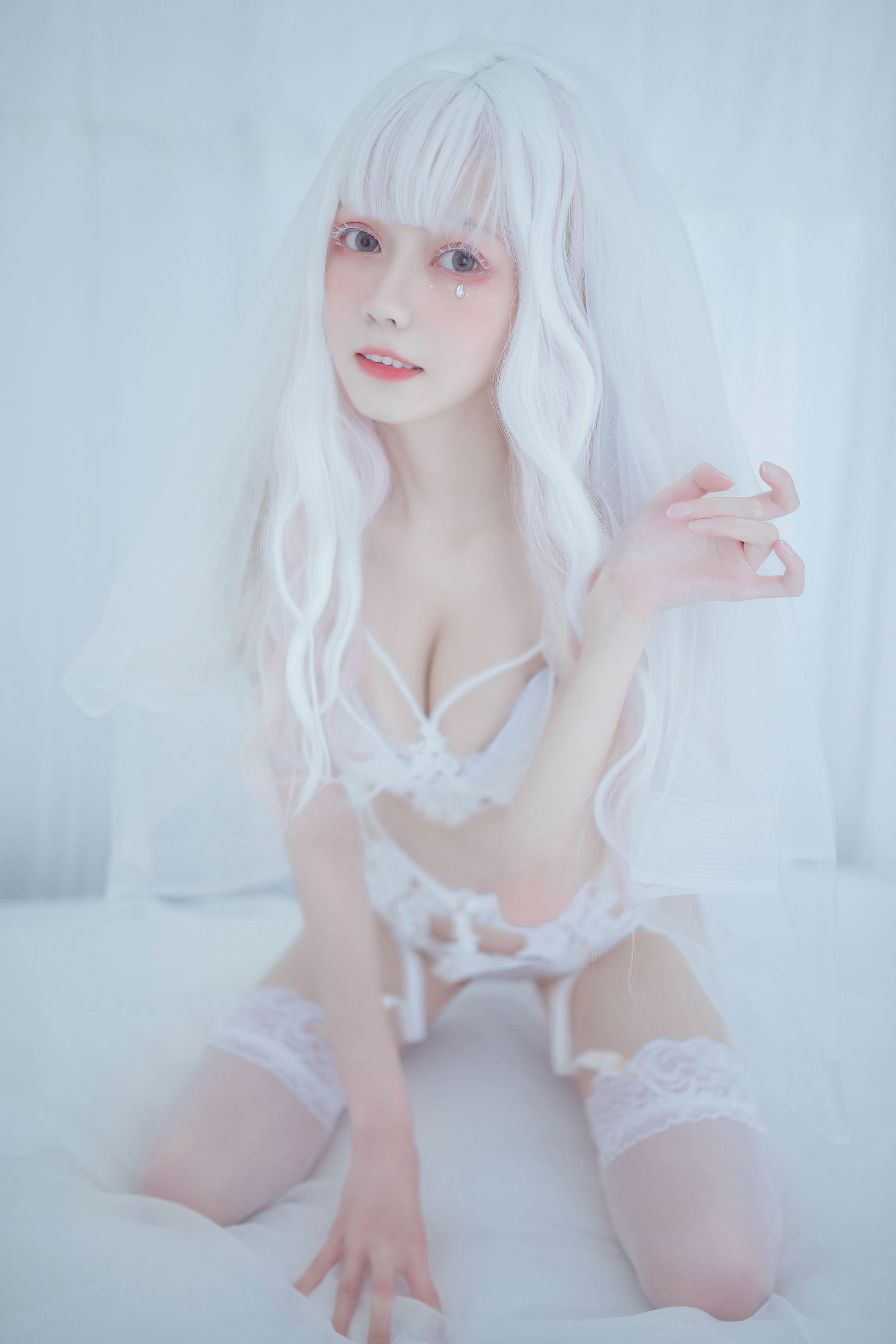  belle ta Cosplay] Little Fairy, Your Fu Qing - White Lace Private Room
