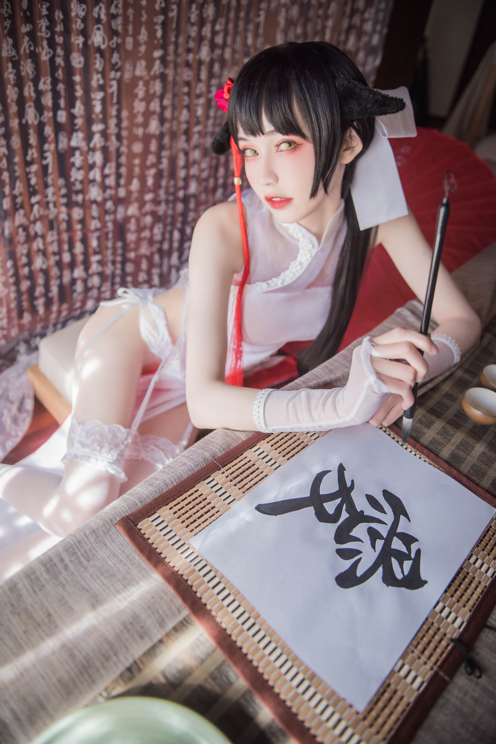  belle ta Cosplay] Little Fairy Your Fu Qing - Takao Qipao