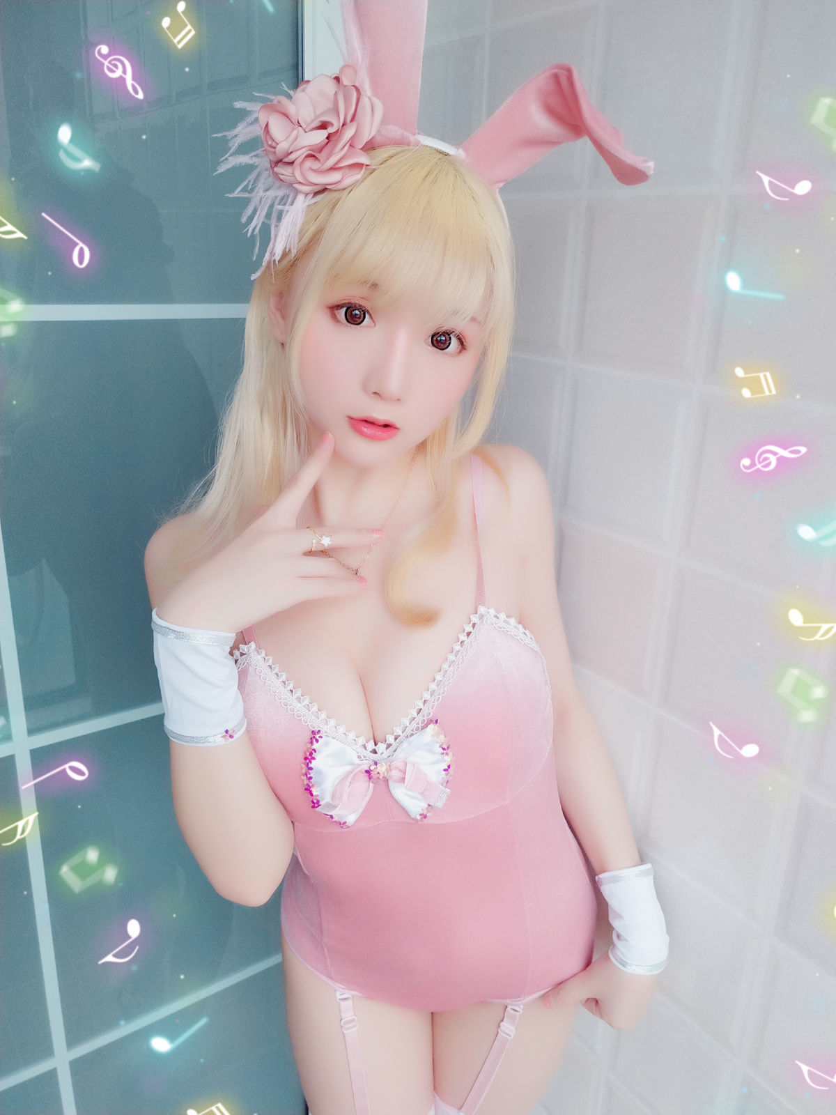 蘿莉COS] 星之遲遲 VOL.01 粉紅泡泡包