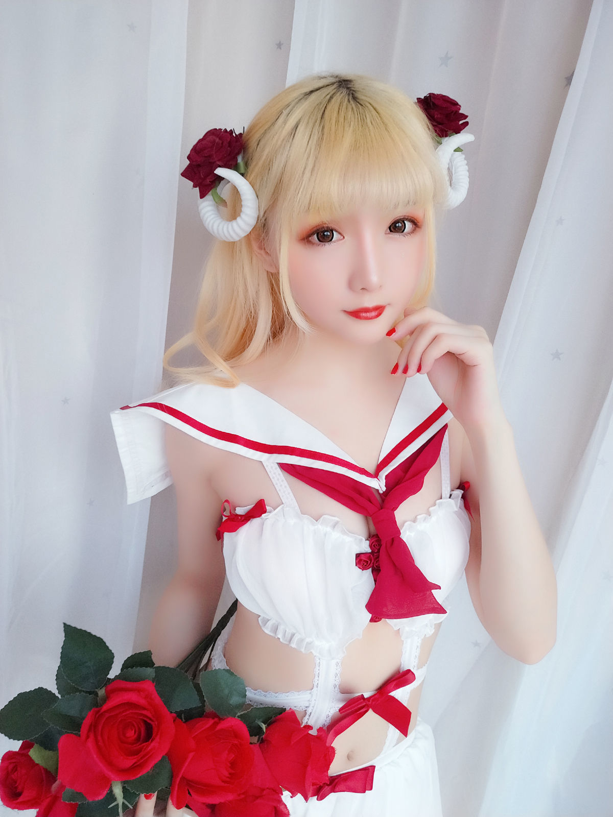 蘿莉COS] 星之遲遲 VOL.08 玫瑰月光包