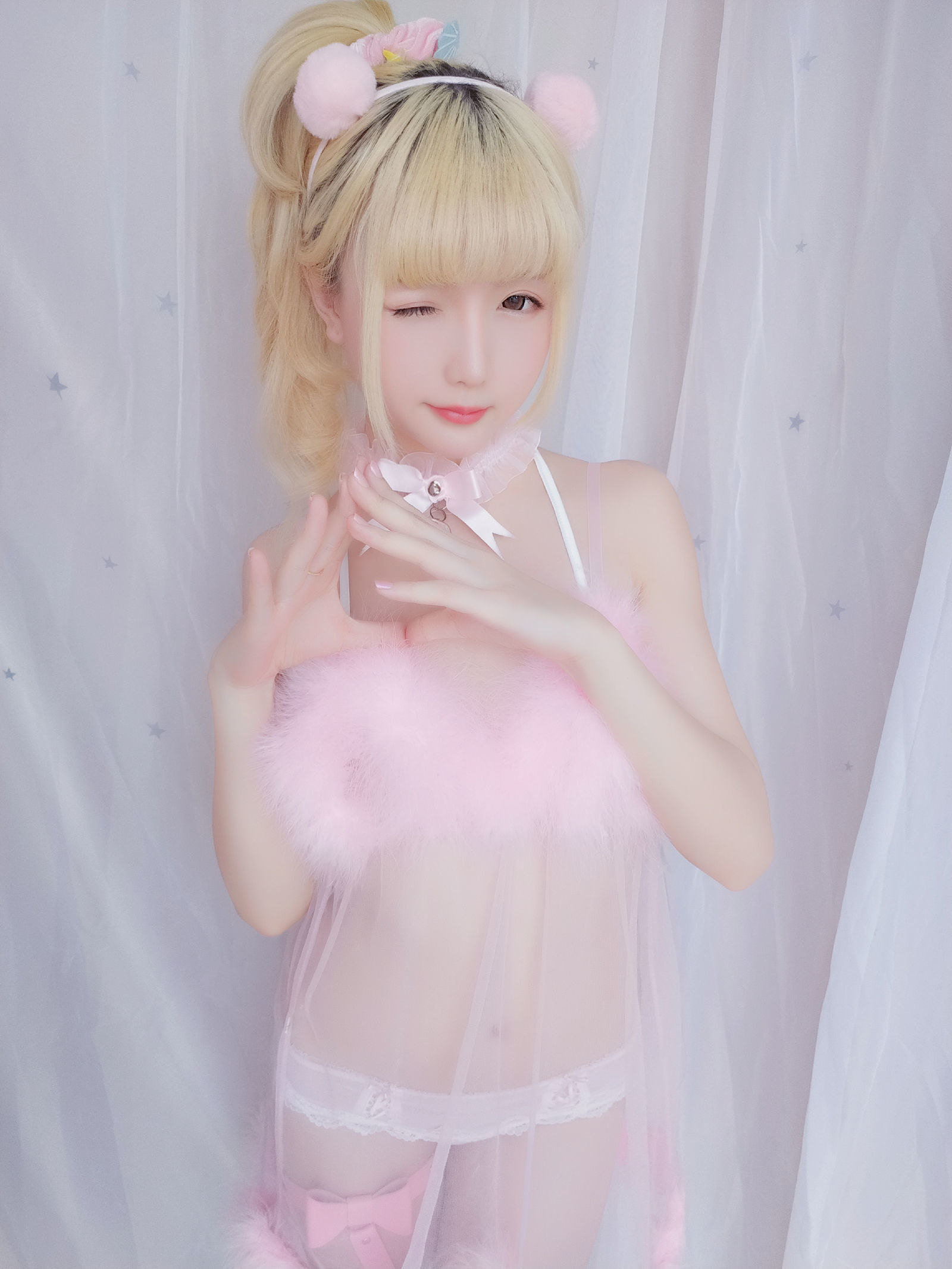 롤리타 COS] 성지 치치 VOL.09 딸기 잠옷 세트
