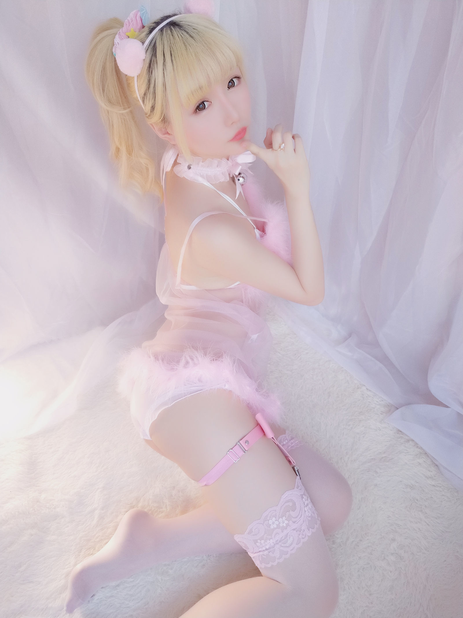 롤리타 COS] 성지 치치 VOL.09 딸기 잠옷 세트