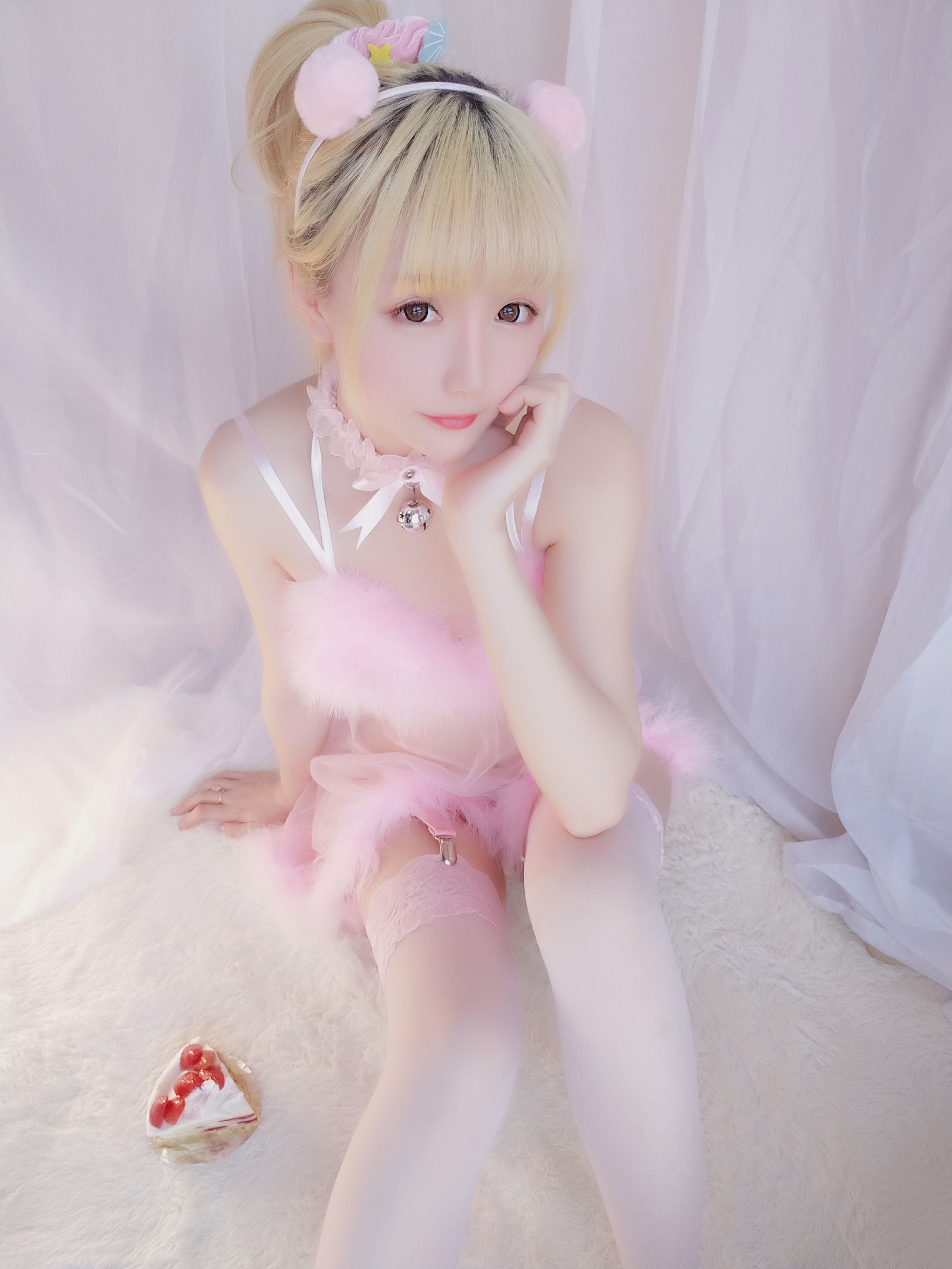 롤리타 COS] 성지 치치 VOL.09 딸기 잠옷 세트