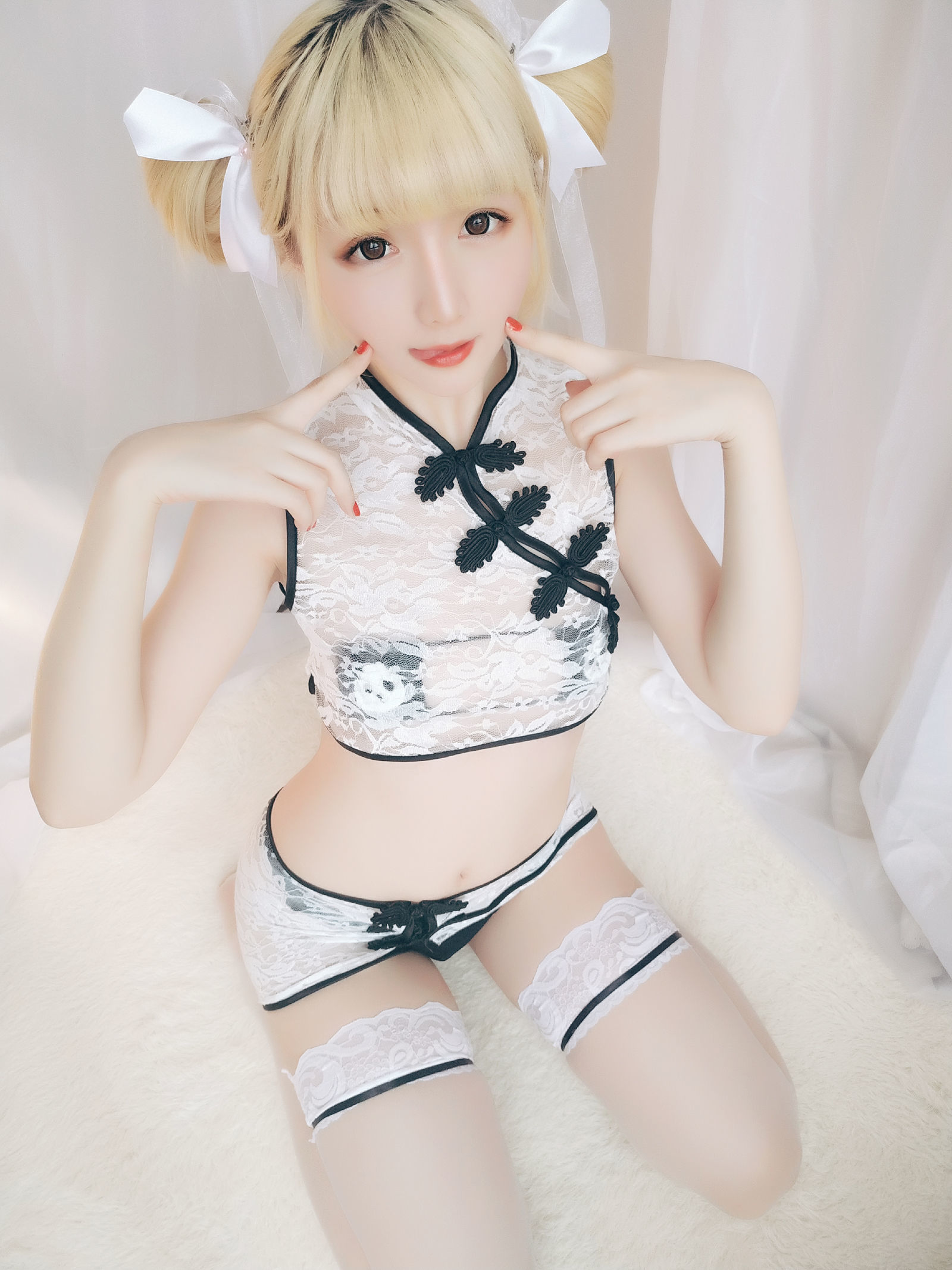  belle  COS] Tinh Chi Chi VOL.16 Panda Qipao