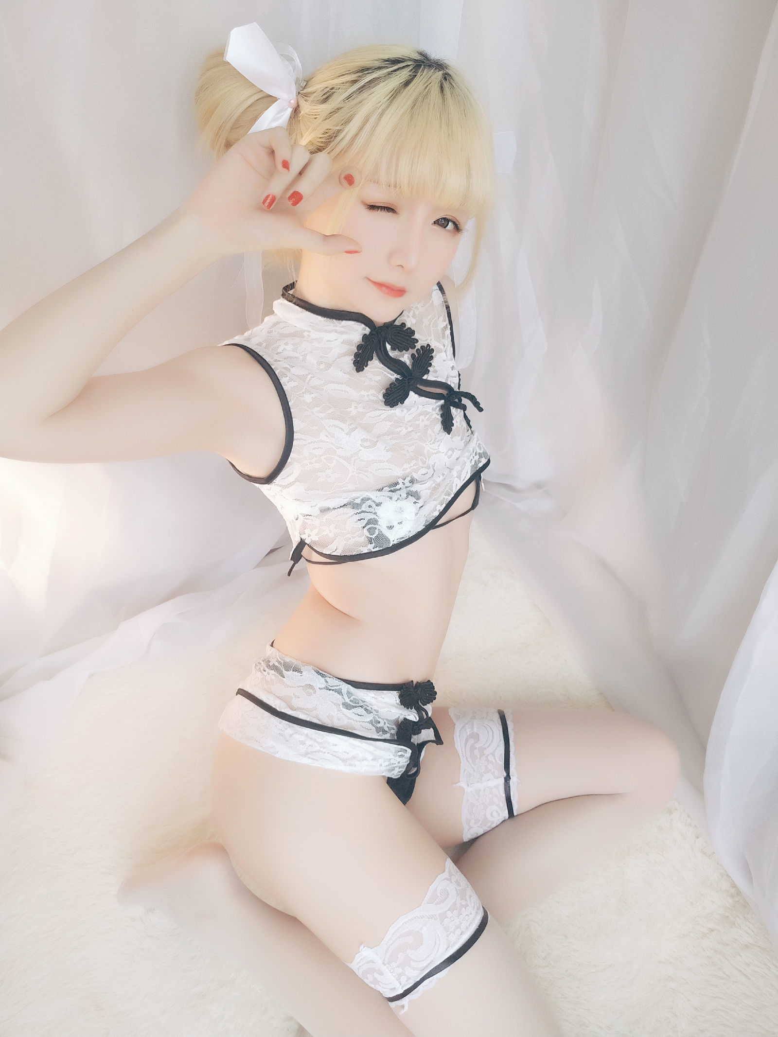  belle  COS] Tinh Chi Chi VOL.16 Panda Qipao