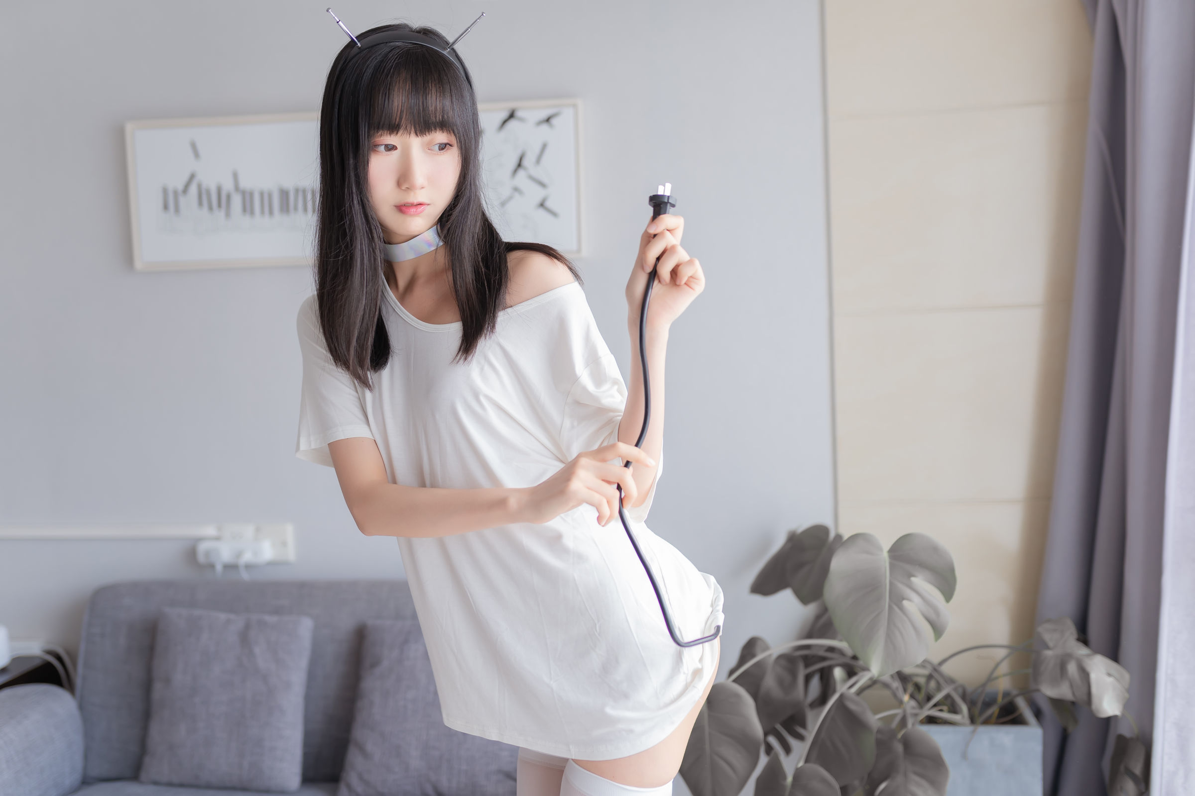  belle  Cosplay] Mộc Miên Miên OwO - Kiểu Bạn Gái Thông Minh
