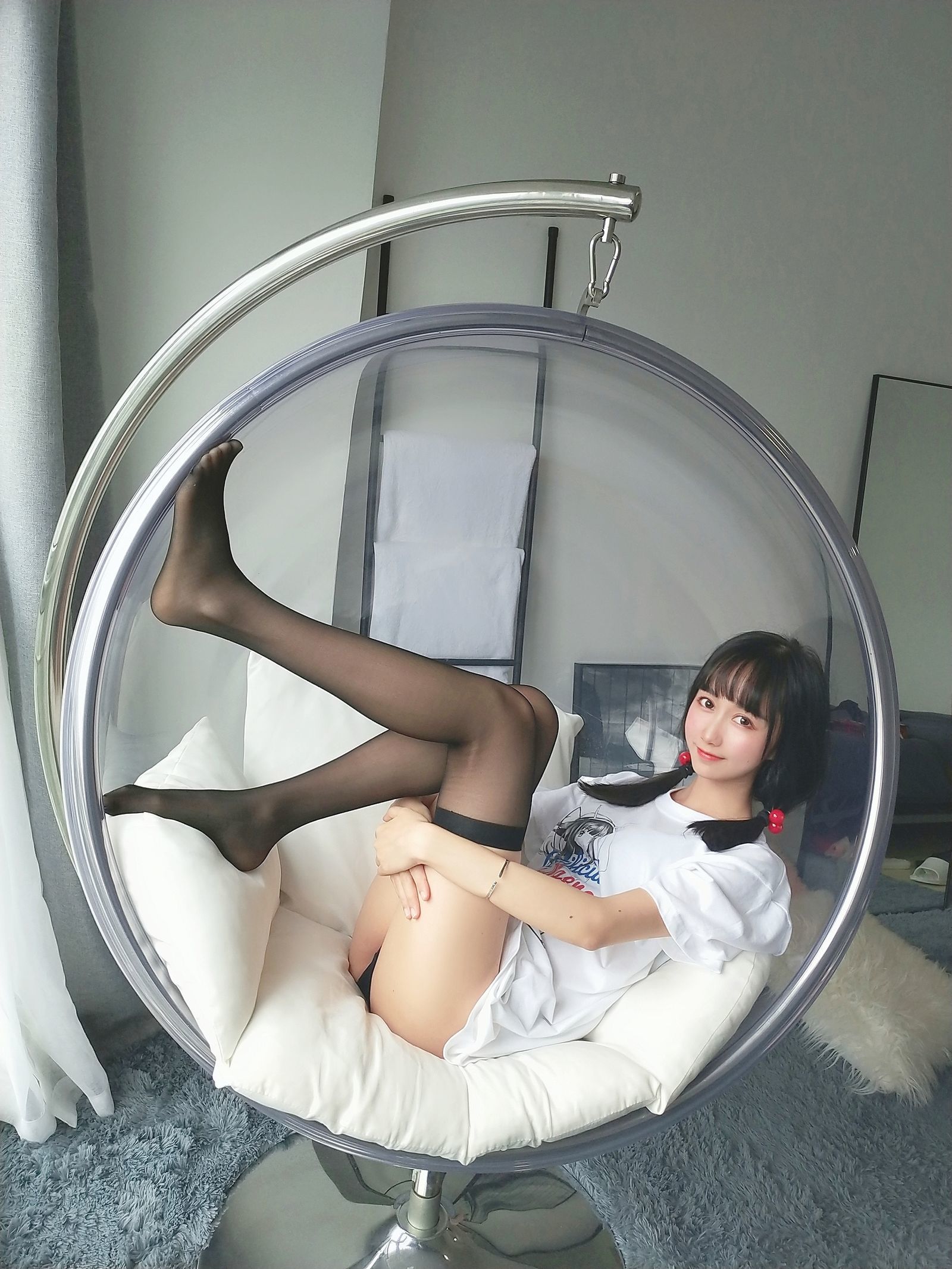 로리 COS] 무미엔미엔OwO - 지능형 여자친구 티셔츠 그림