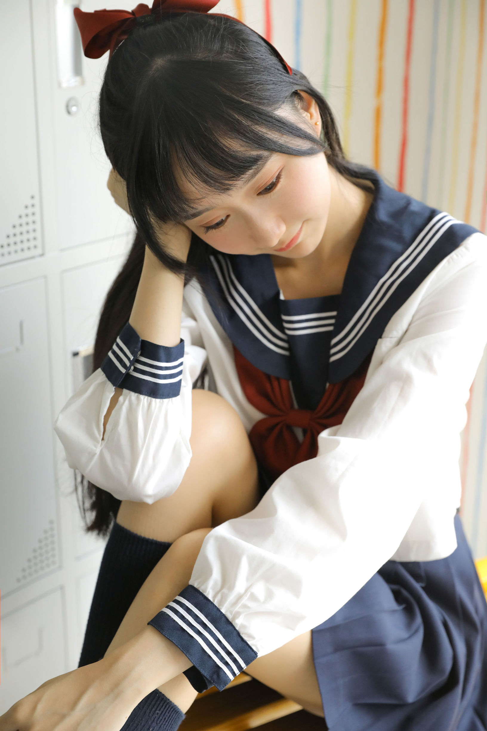 蘿莉COS] 木綿綿OwO - 綿相隨 JK水手服