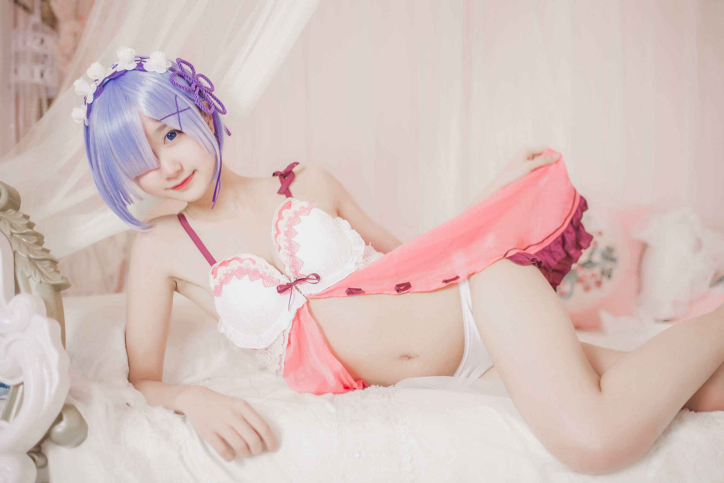  belle ta Cosplay] Mu Mianmian OwO - Rem Pajamas