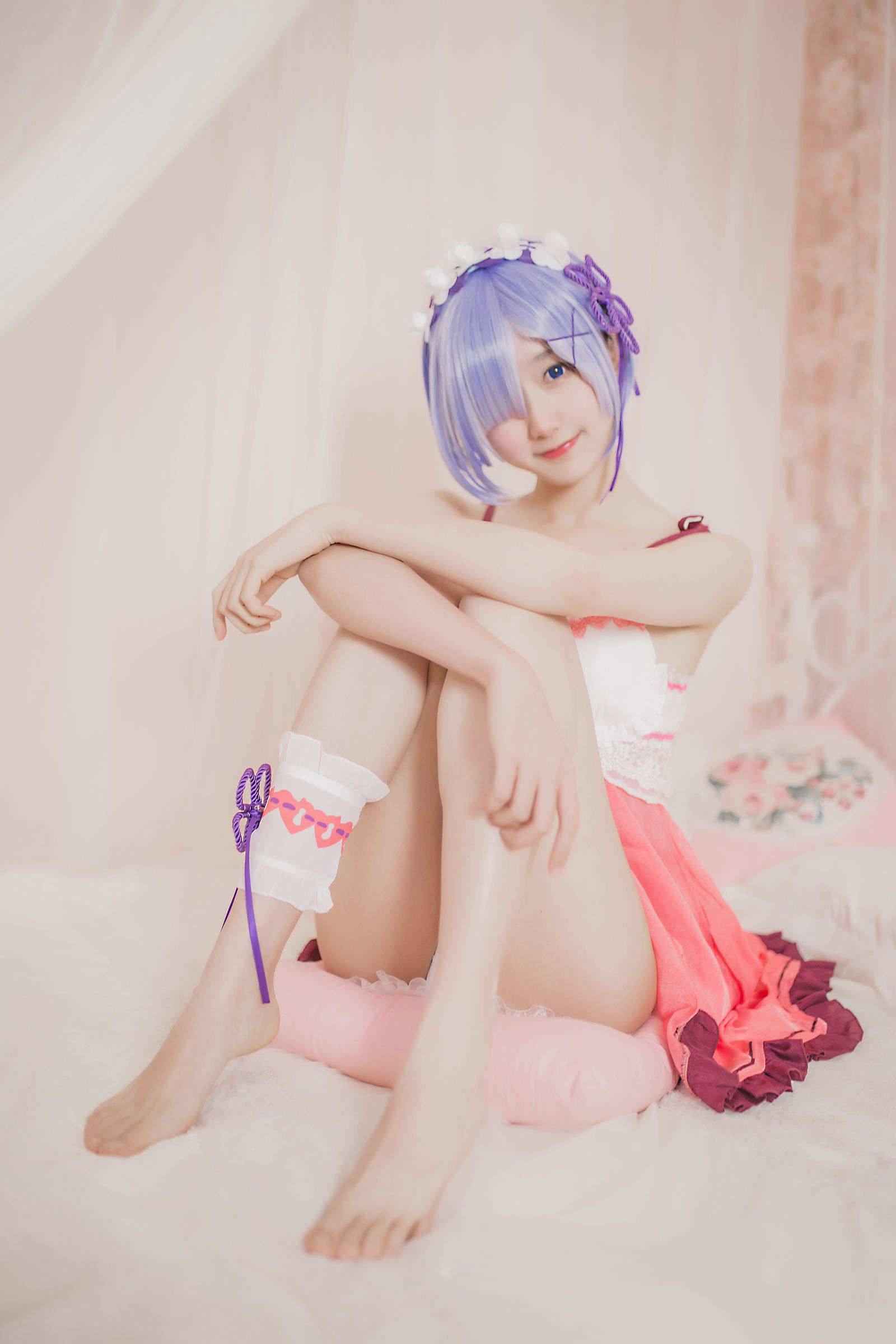  belle ta Cosplay] Mu Mianmian OwO - Rem Pajamas