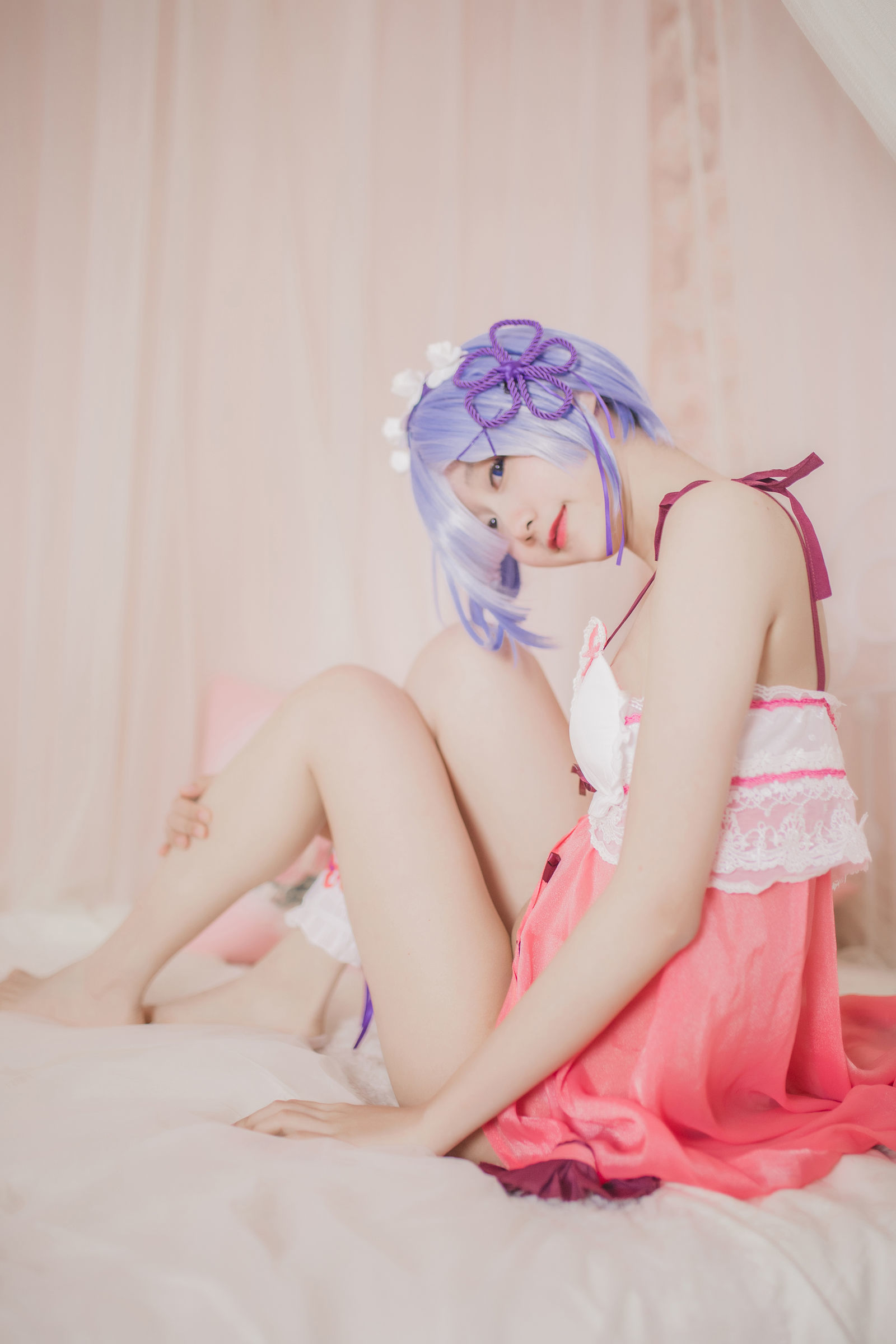  belle ta Cosplay] Mu Mianmian OwO - Rem Pajamas