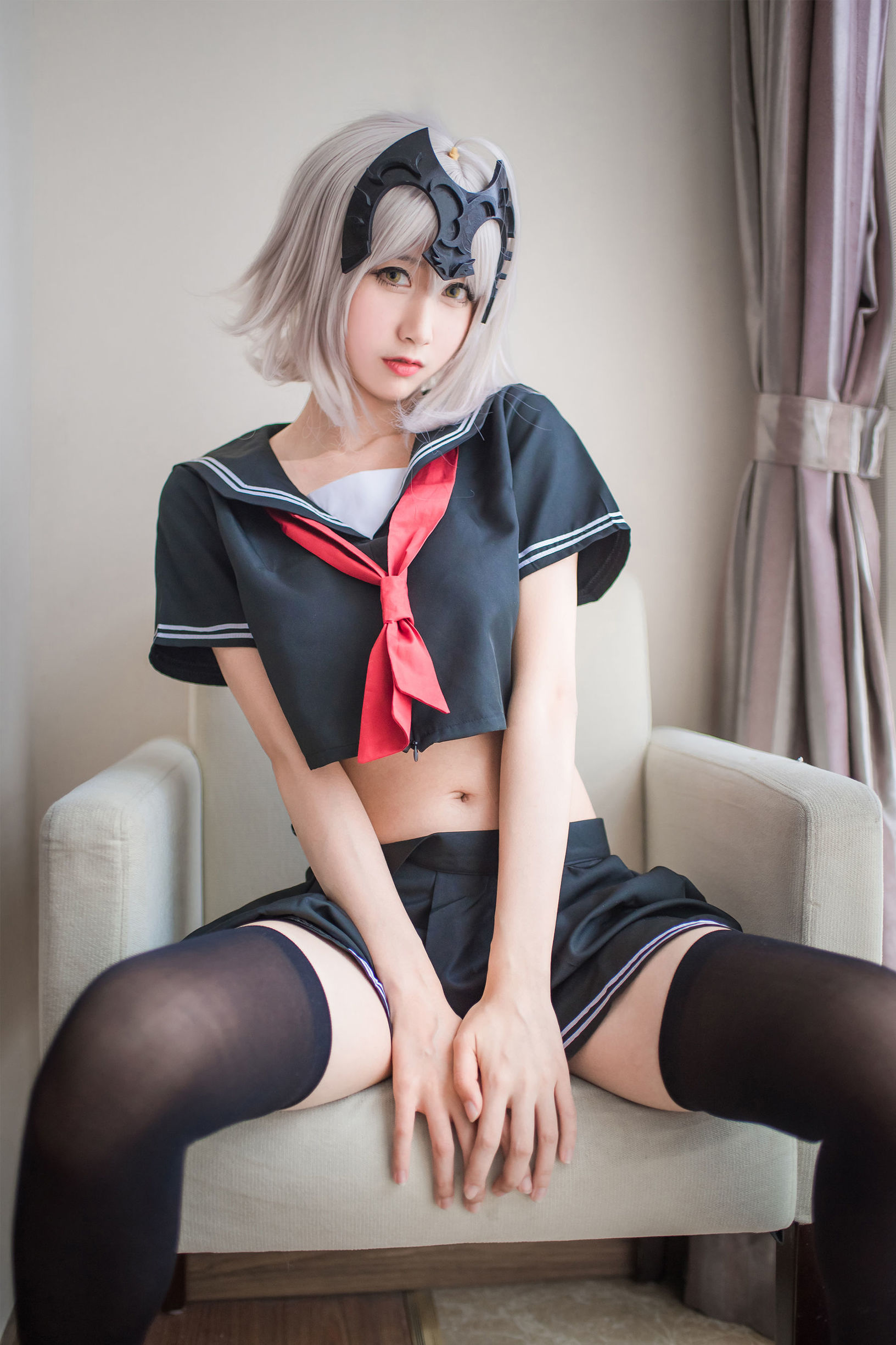  belle ta Cosplay] Mu Mian Mian OwO - Joan of Arc (Black)