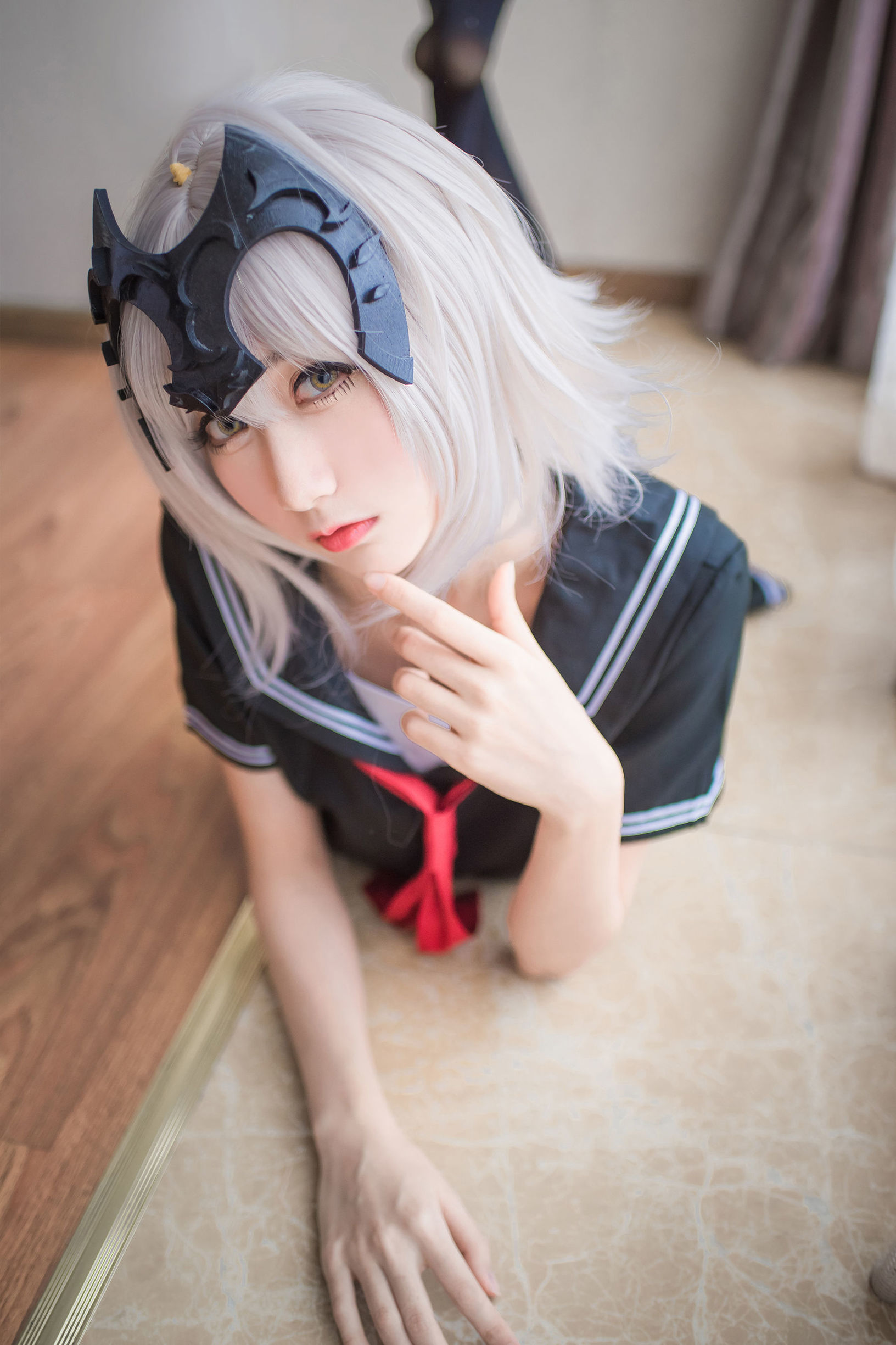  belle  Cosplay] Mộc Miên Miên OwO - Jeanne d'Arc (Đen)