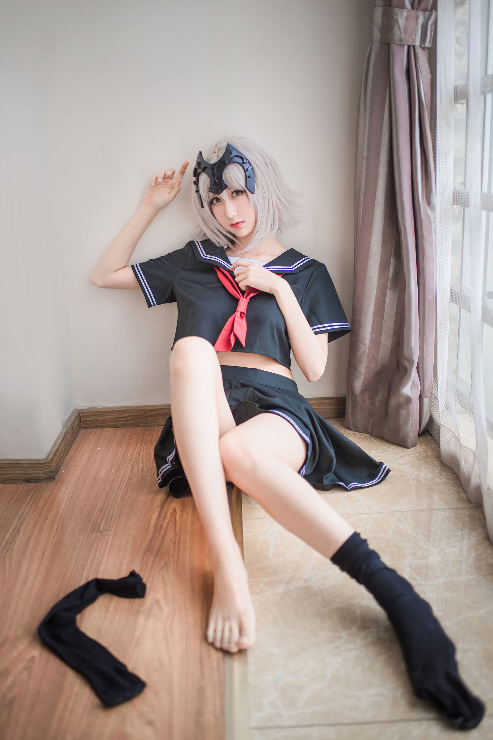  belle  Cosplay] Mộc Miên Miên OwO - Jeanne d'Arc (Đen)