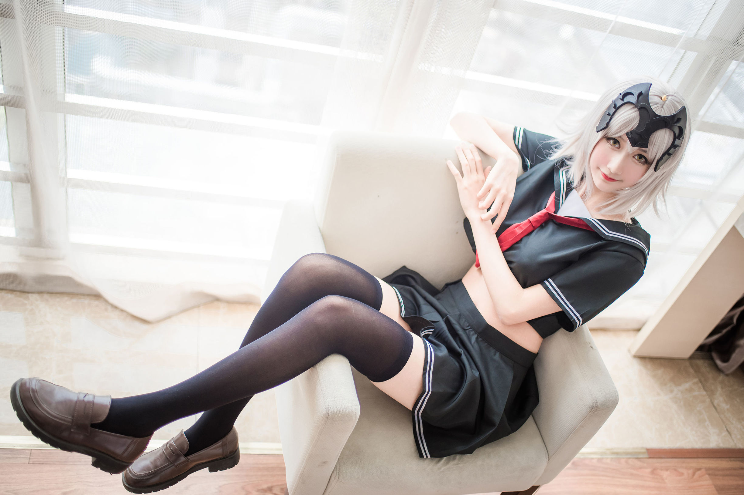  belle ta Cosplay] Mu Mian Mian OwO - Joan of Arc (Black)