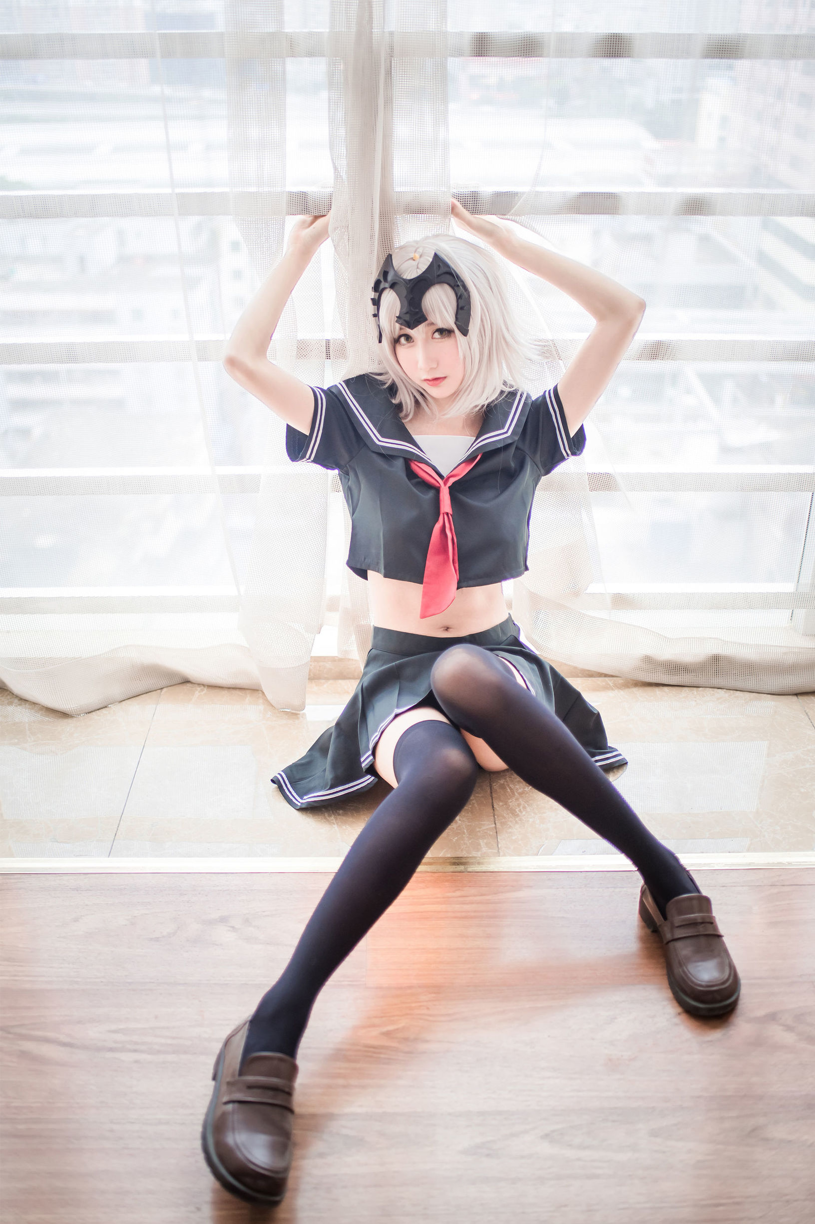  belle ta Cosplay] Mu Mian Mian OwO - Joan of Arc (Black)