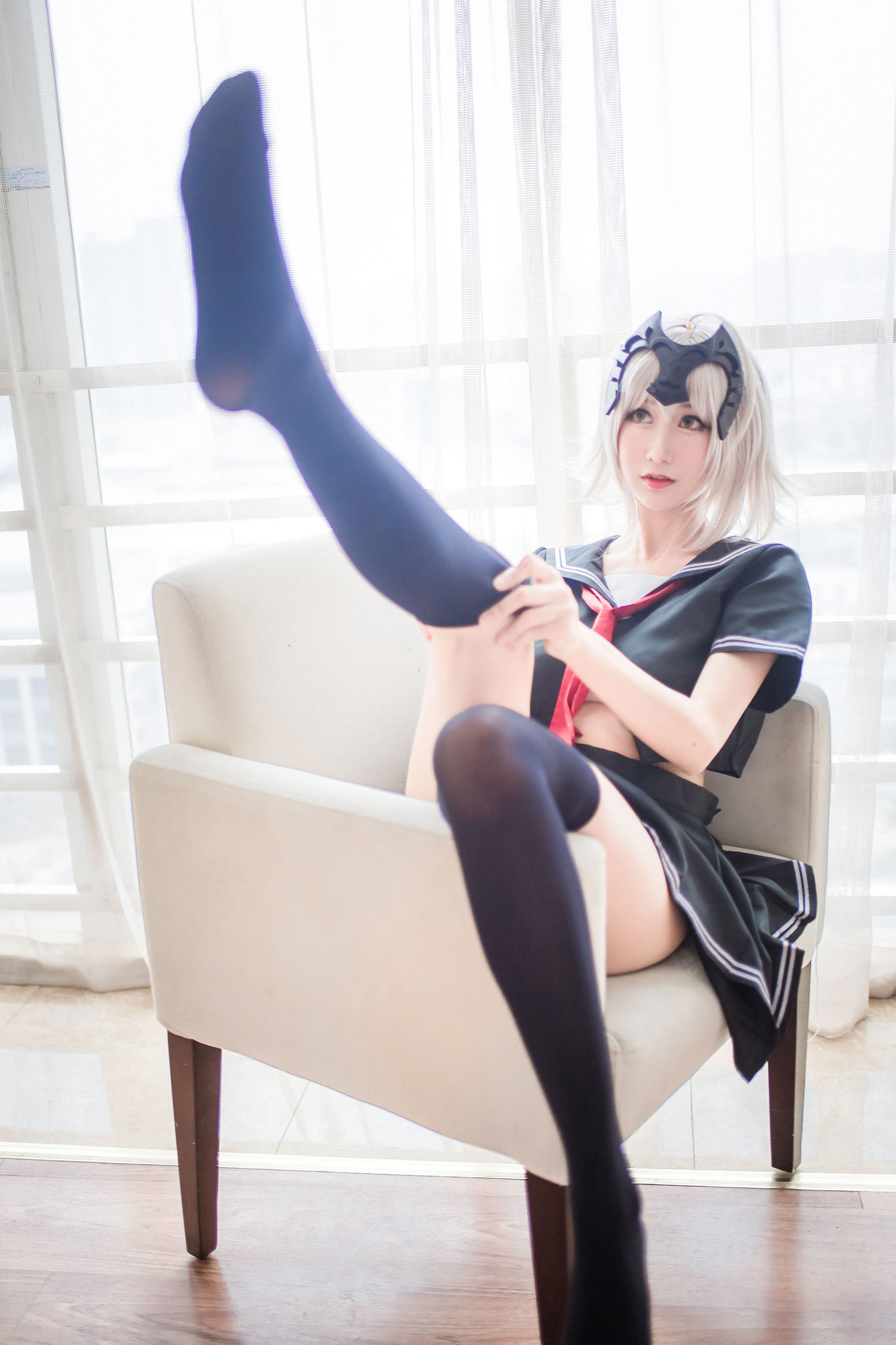 belle ta Cosplay] Mu Mian Mian OwO - Joan of Arc (Black)
