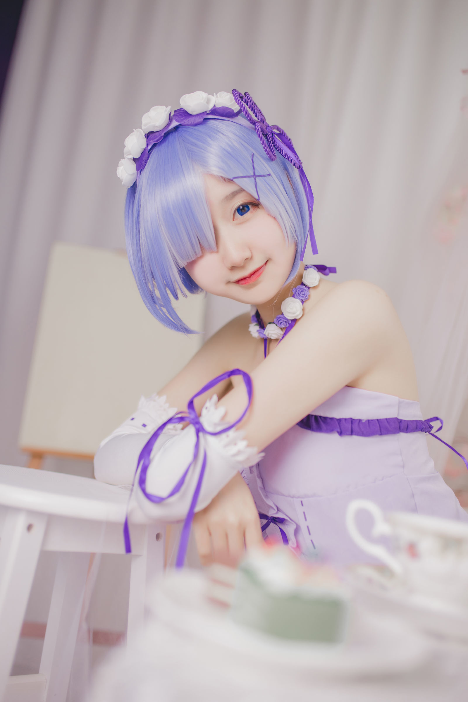 Cosplay  belle ta] Mù Miên Miên OwO - Sinh nhật Rem