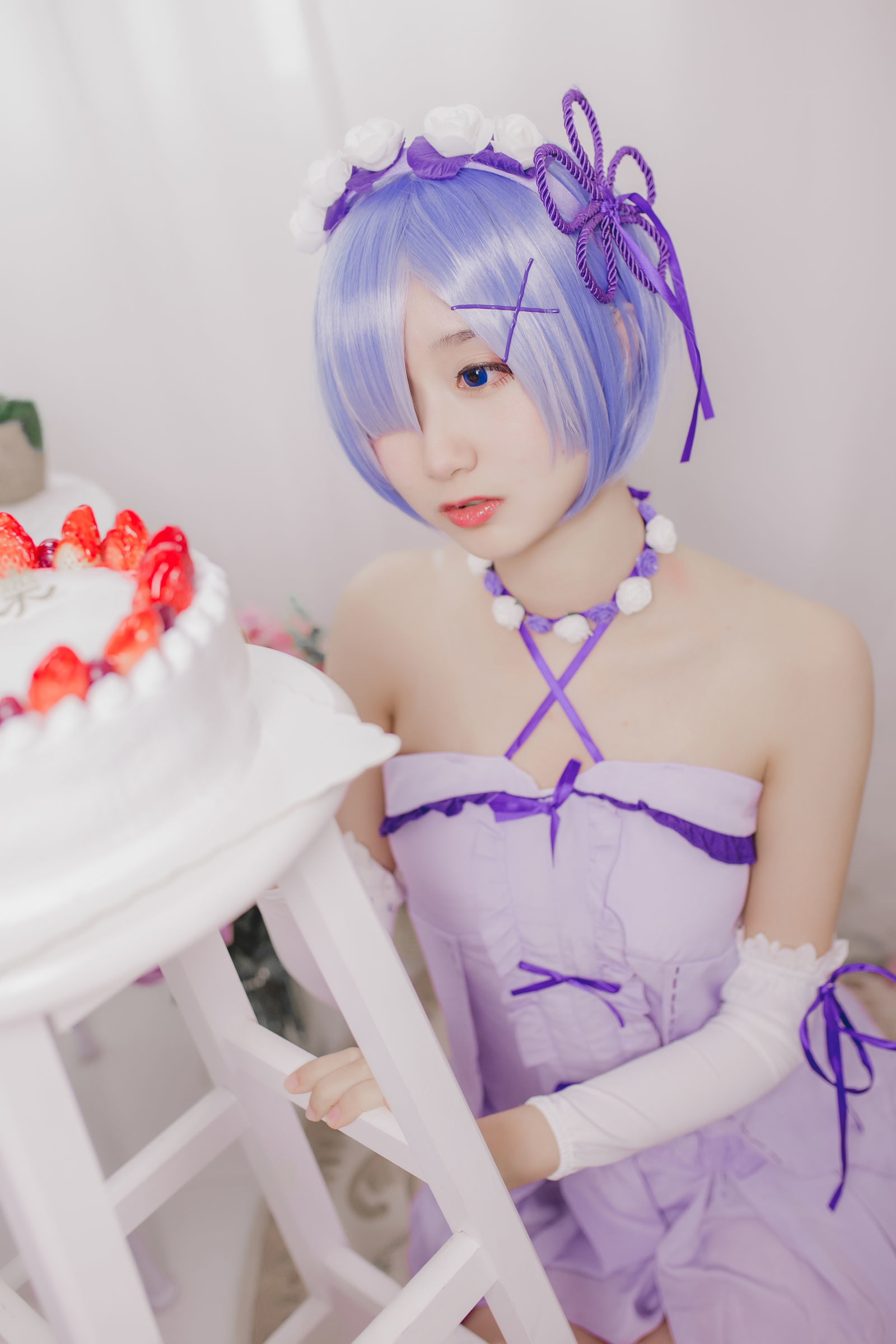 Cosplay  belle ta] Mù Miên Miên OwO - Sinh nhật Rem