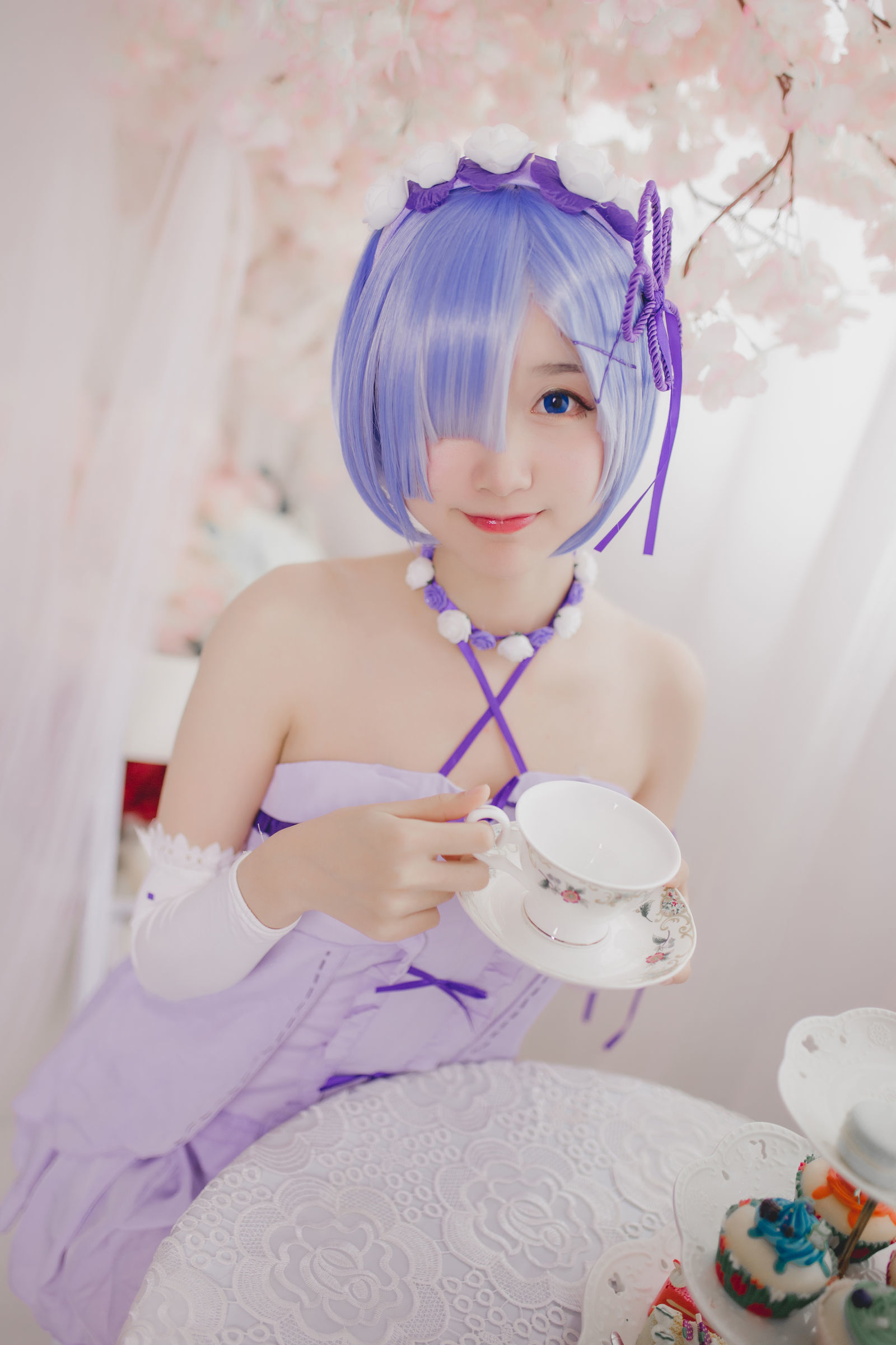 Cosplay  belle ta] Mù Miên Miên OwO - Sinh nhật Rem