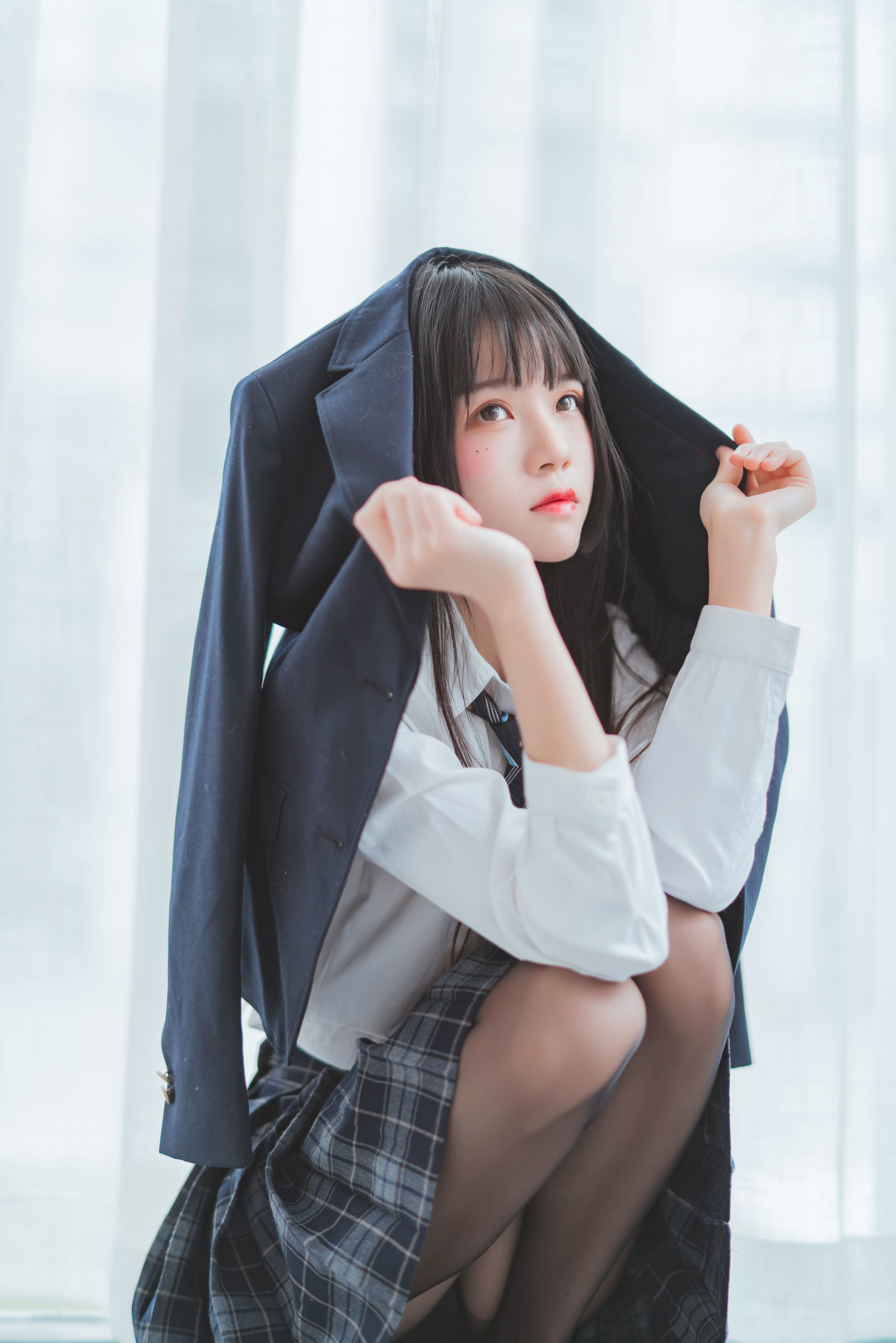 ロリコス] 桜桃喵 - 冬季制服シルクショー