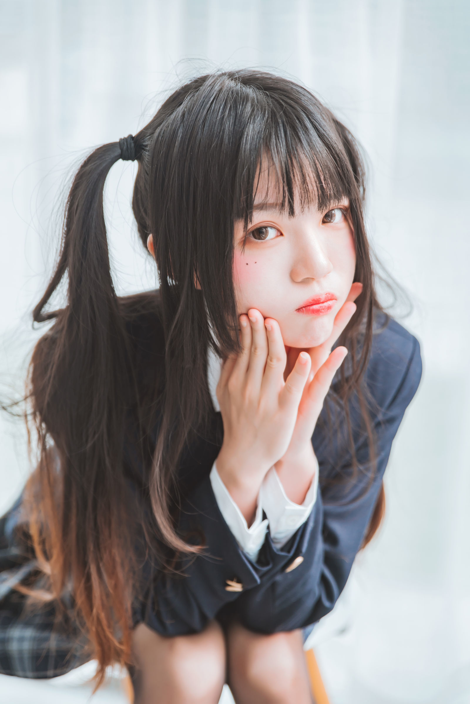 ロリコス] 桜桃喵 - 冬季制服シルクショー