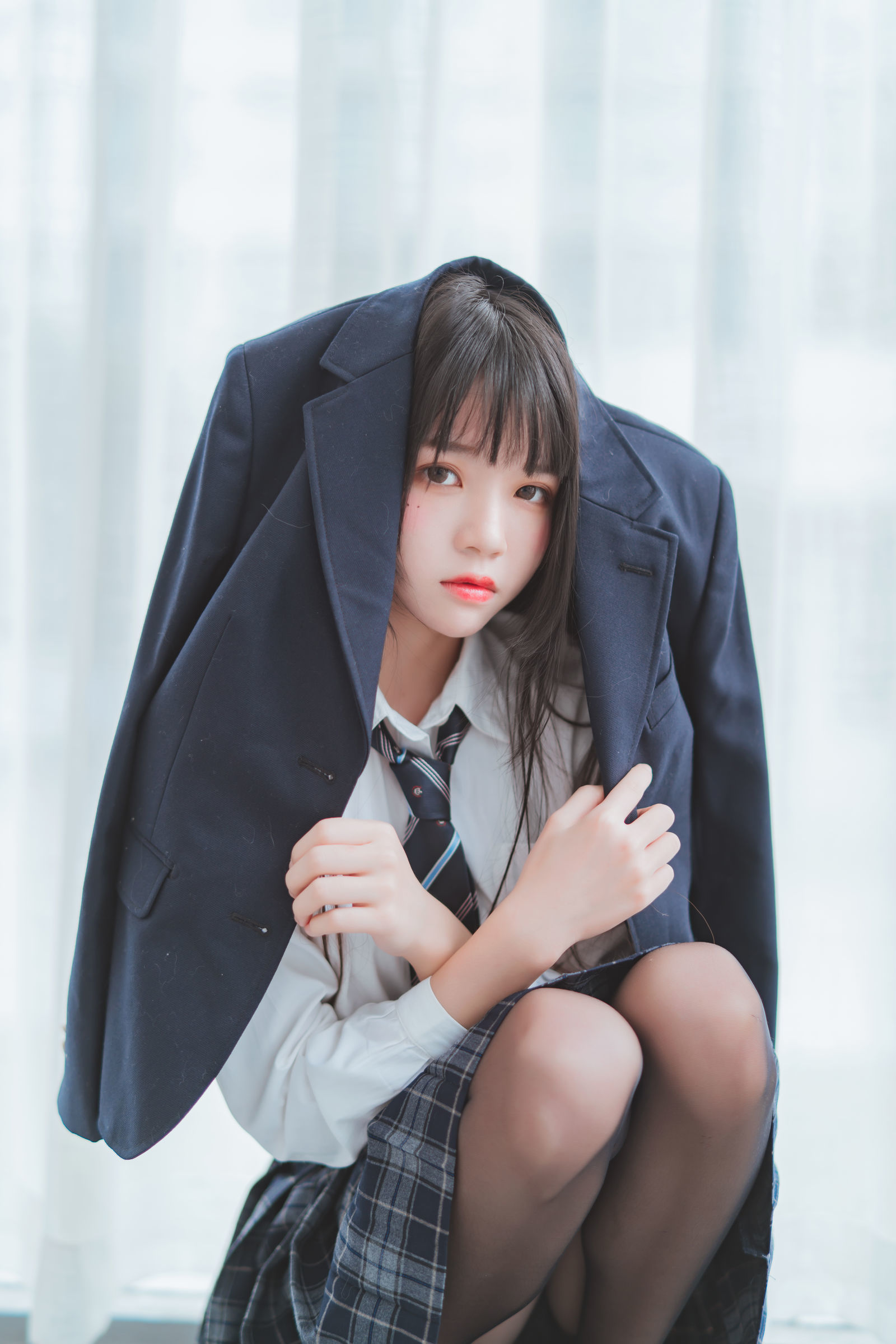 ロリコス] 桜桃喵 - 冬季制服シルクショー