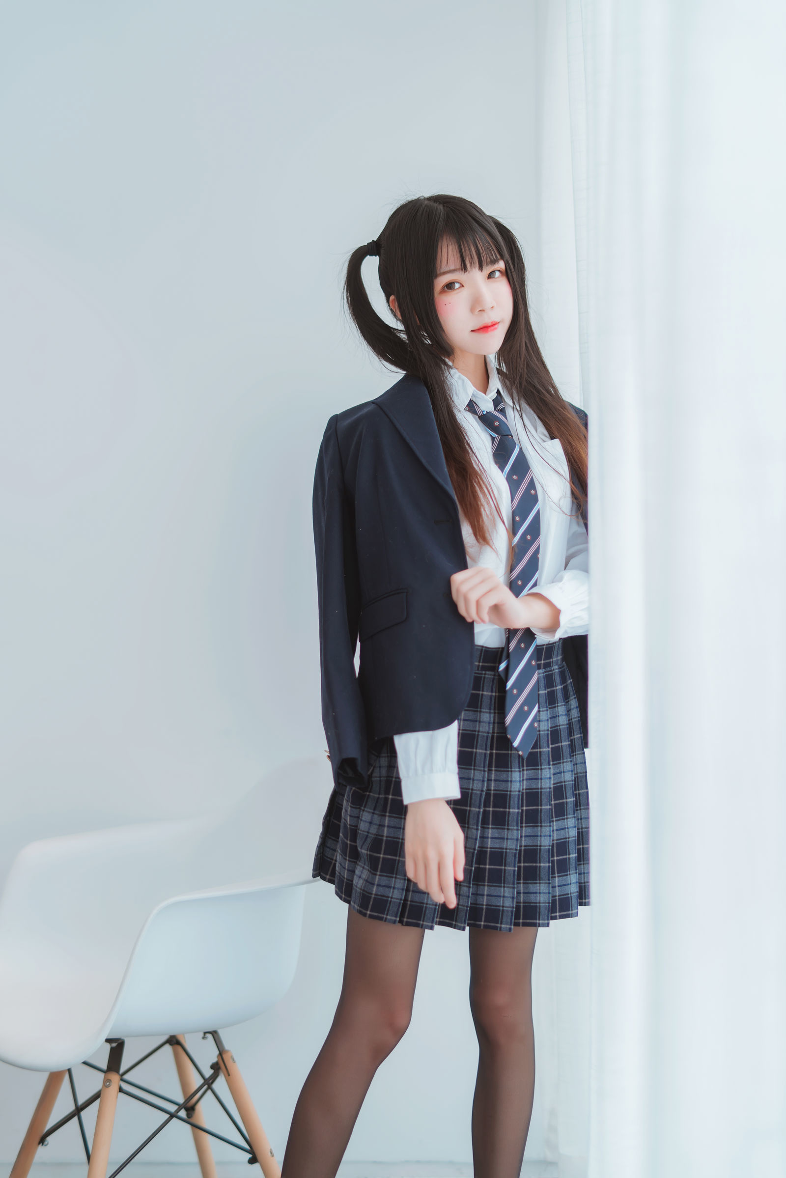 ロリコス] 桜桃喵 - 冬季制服シルクショー