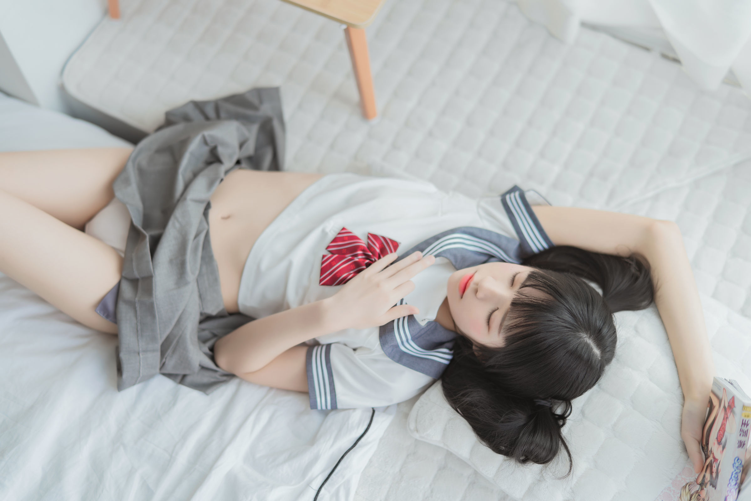 ロリータコスプレ] 桜桃喵 - ハート形のパンティー