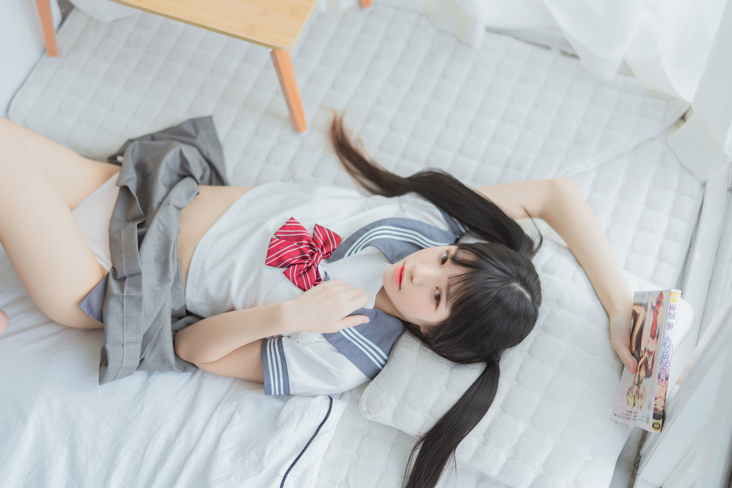 ロリータコスプレ] 桜桃喵 - ハート形のパンティー