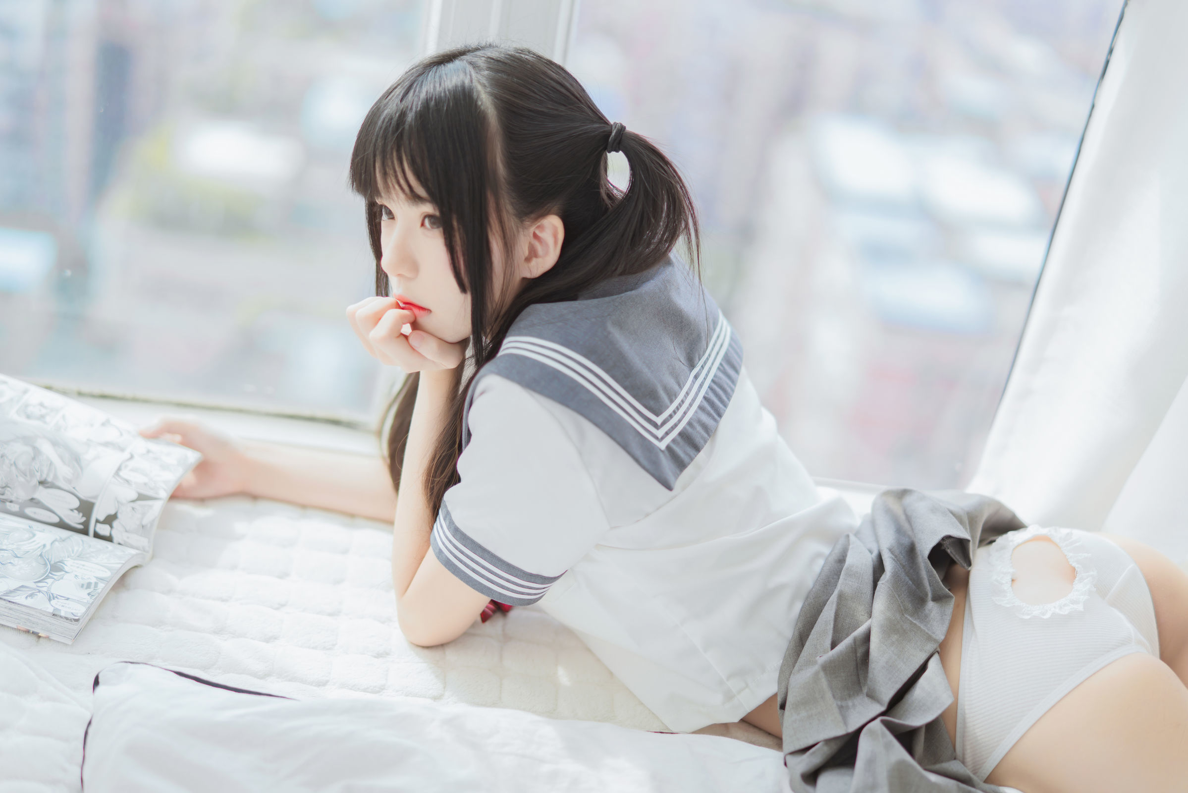  belle ta Cosplay] Sakura Tao Meow - Heart-Shaped Panties