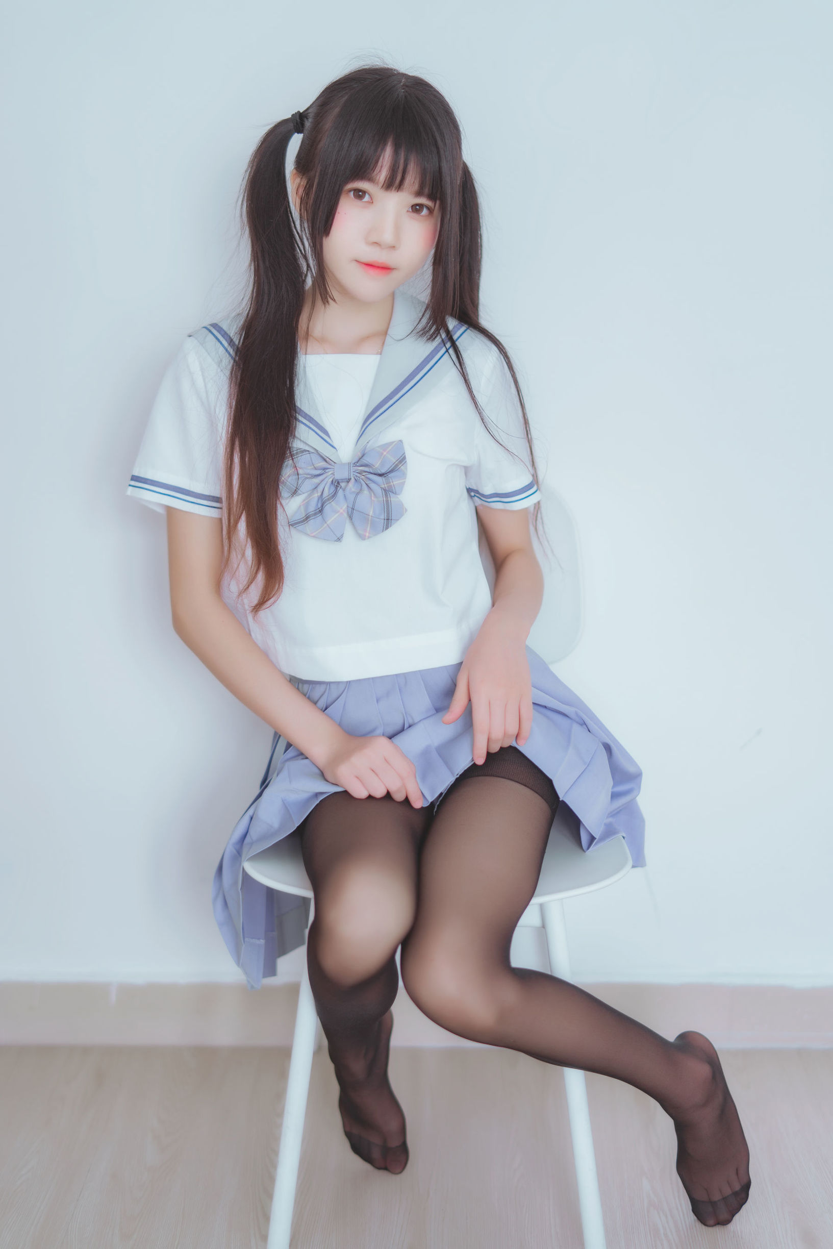 ロリコス] 桜桃喵 - 制服黒ストッキング