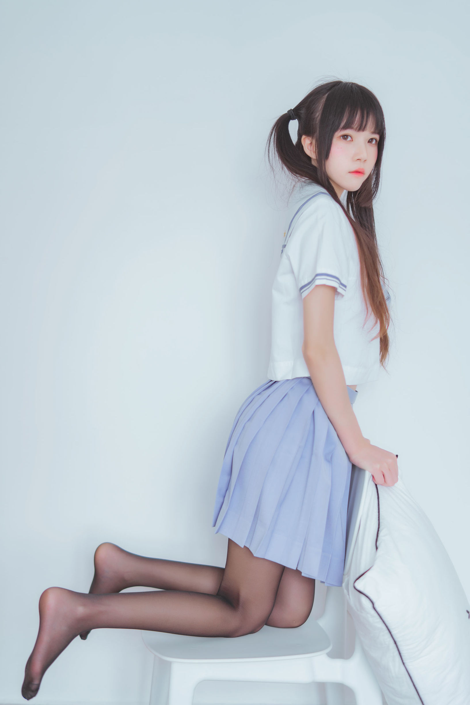 ロリコス] 桜桃喵 - 制服黒ストッキング