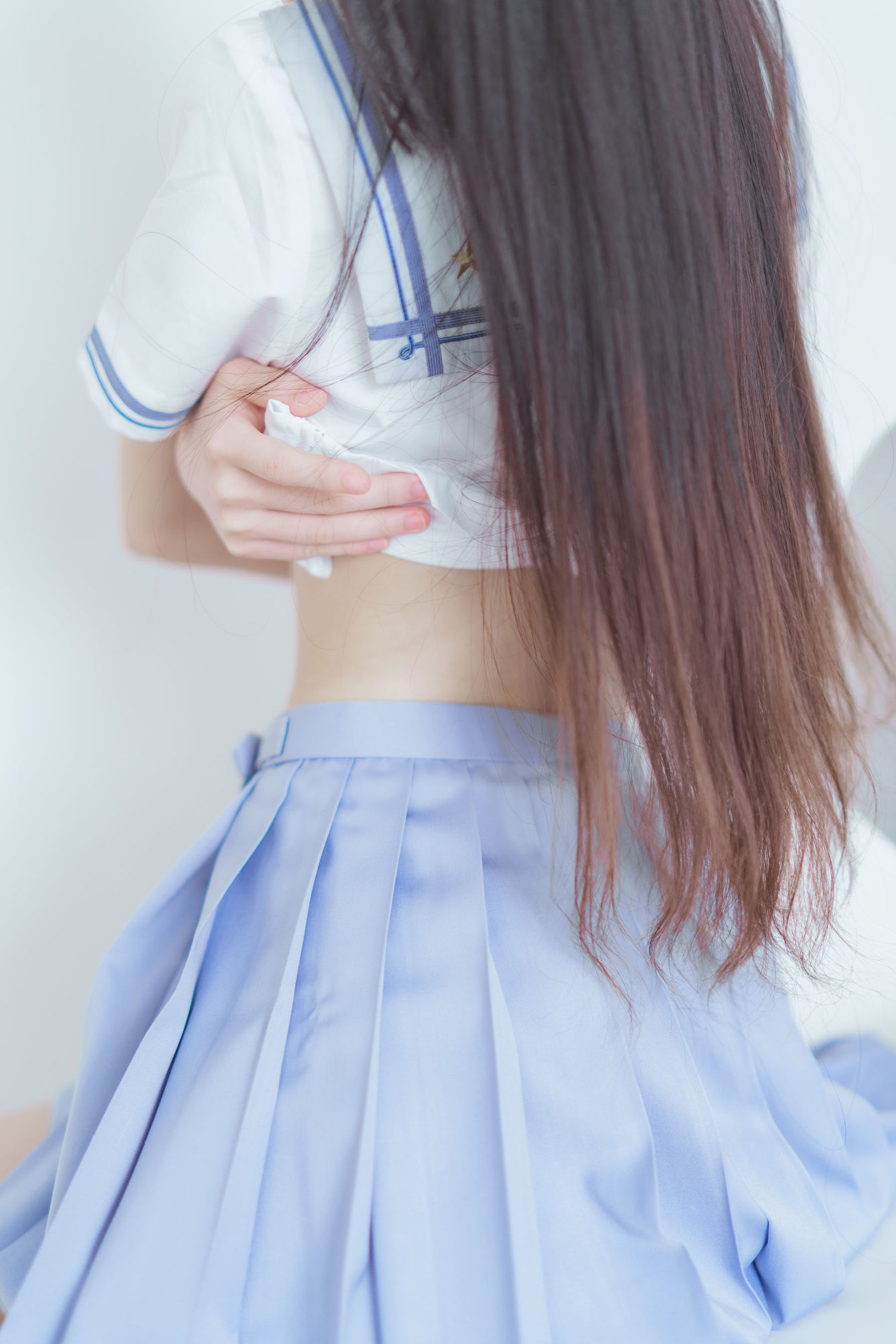 롤리 COS] 사쿠라토 미야오 - 교복 블랙 실크