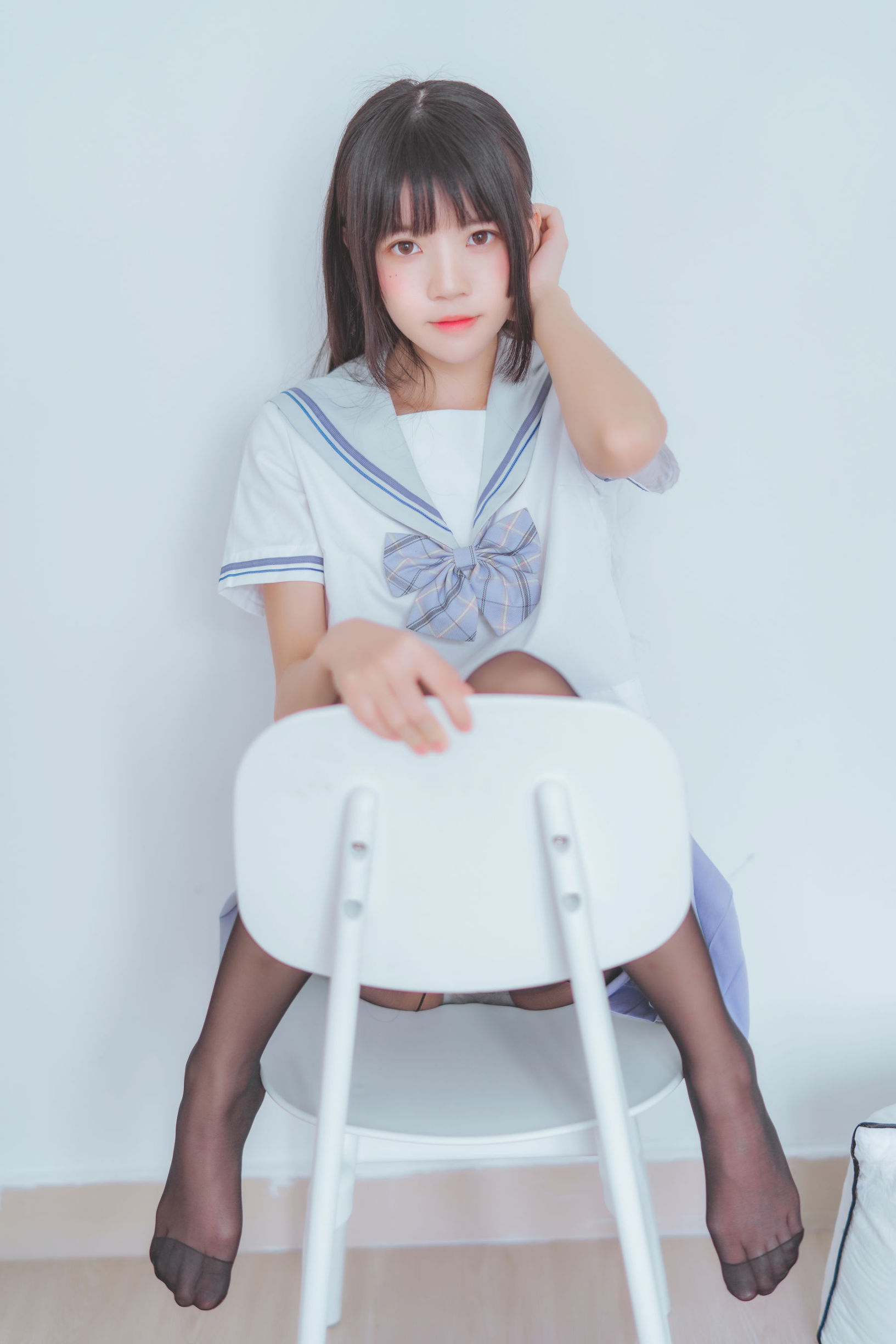 belle ta COS] Sakurato Meow - School Uniform Black Silk