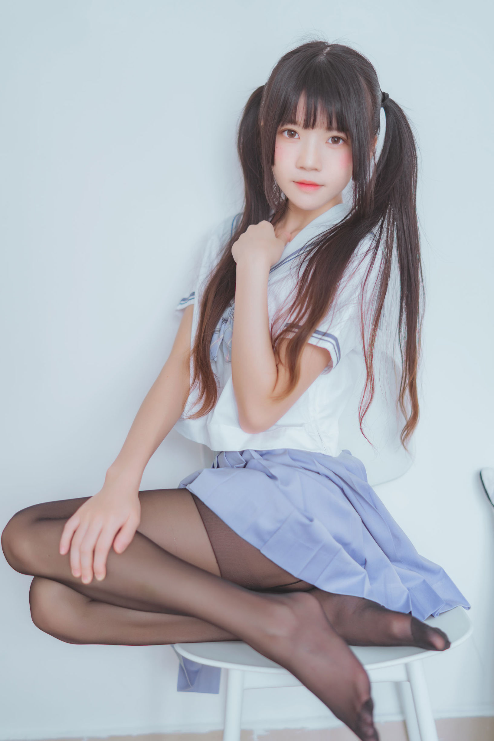 ロリコス] 桜桃喵 - 制服黒ストッキング