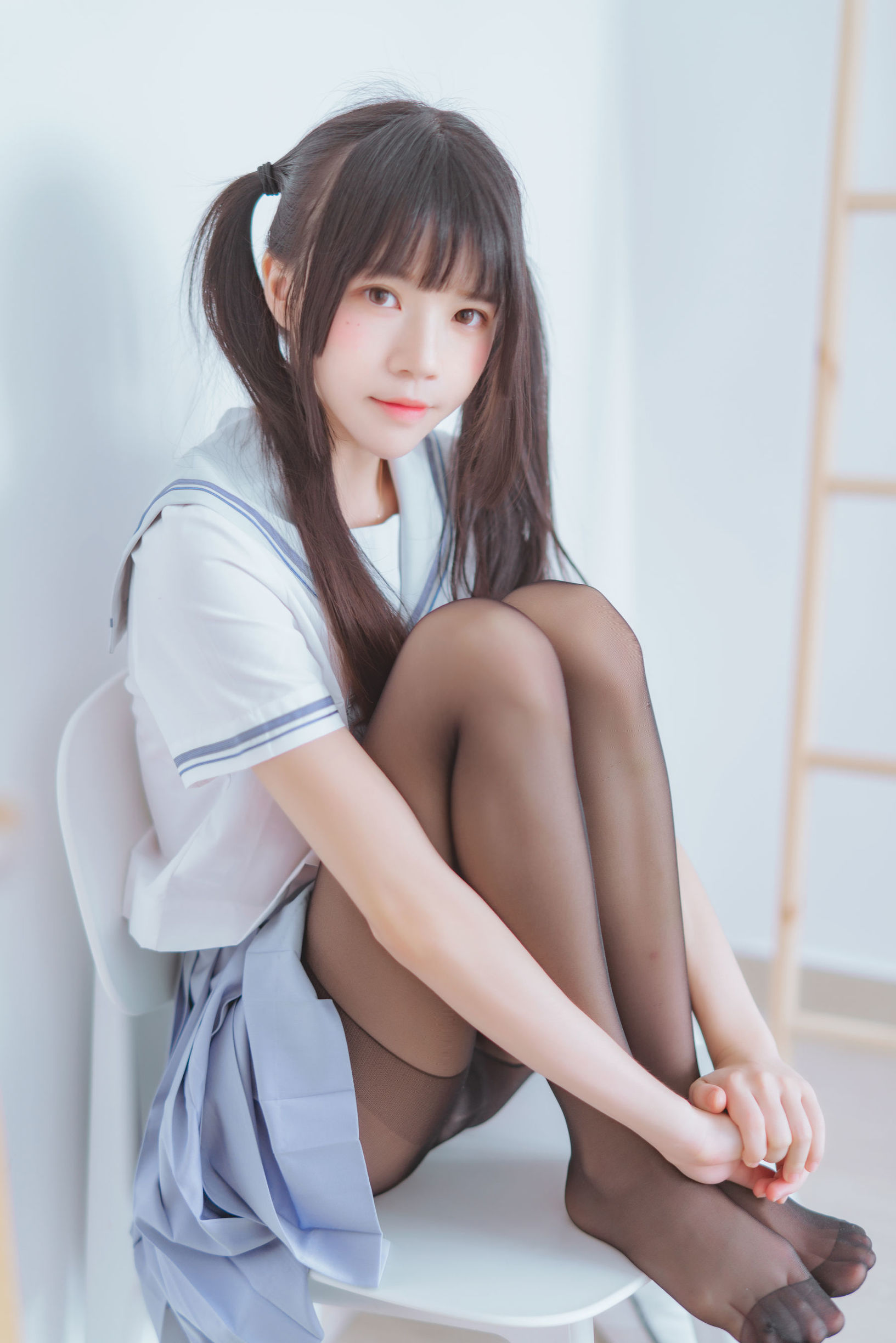 ロリコス] 桜桃喵 - 制服黒ストッキング