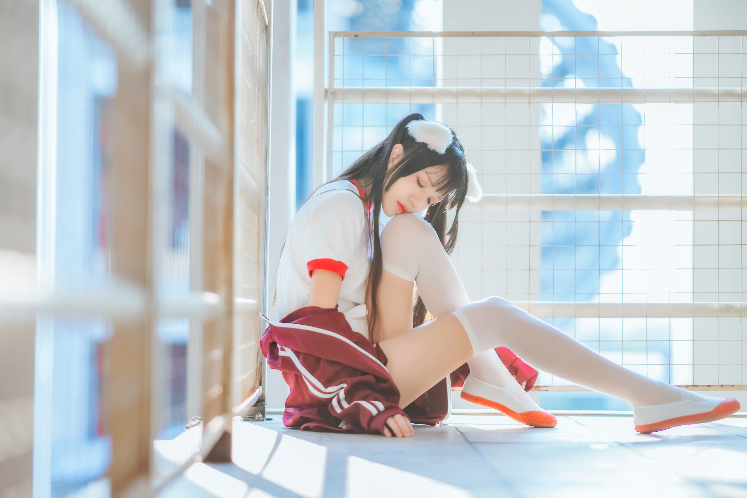 ロリコス] 桜桃喵 - 赤い体操服