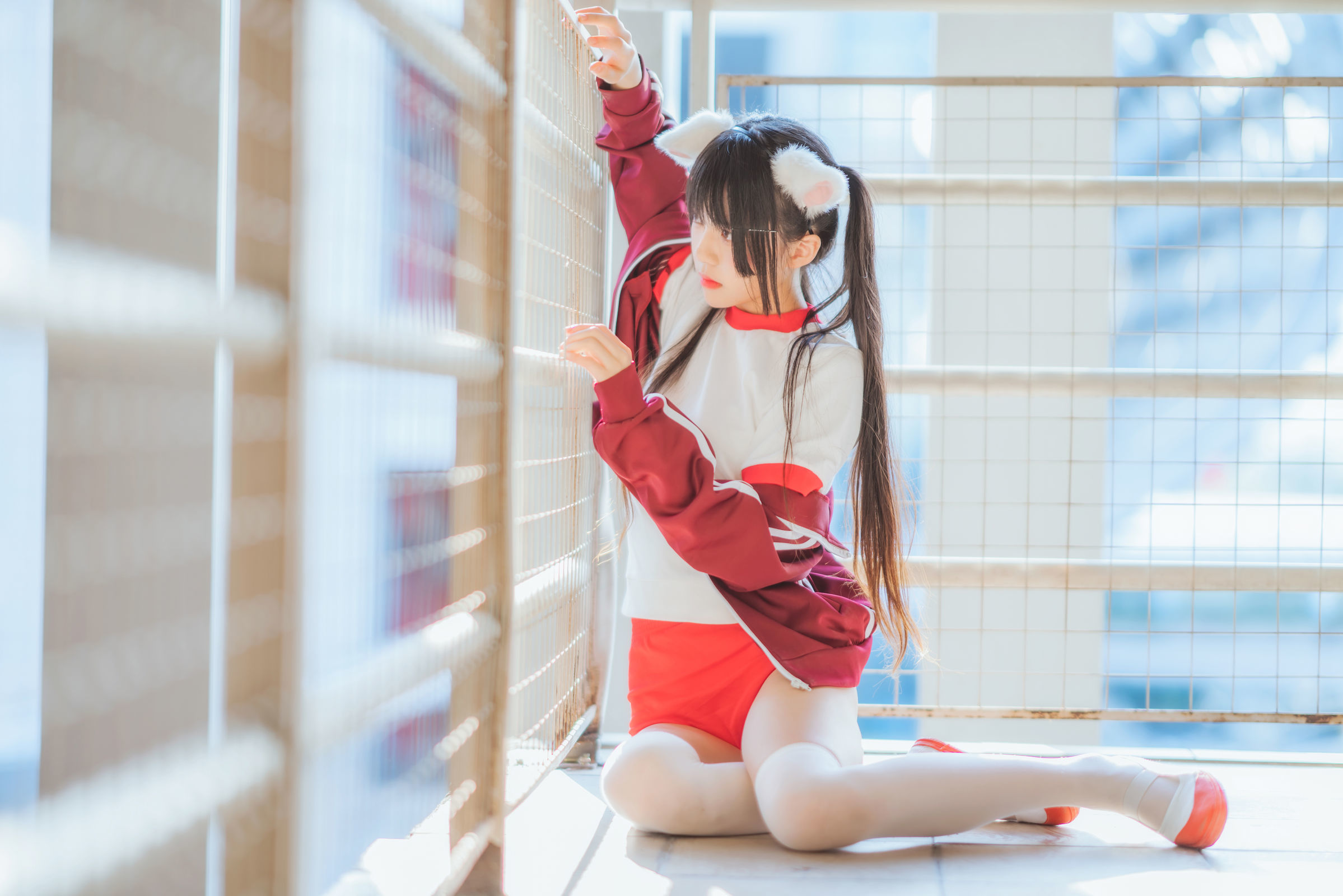 ロリコス] 桜桃喵 - 赤い体操服