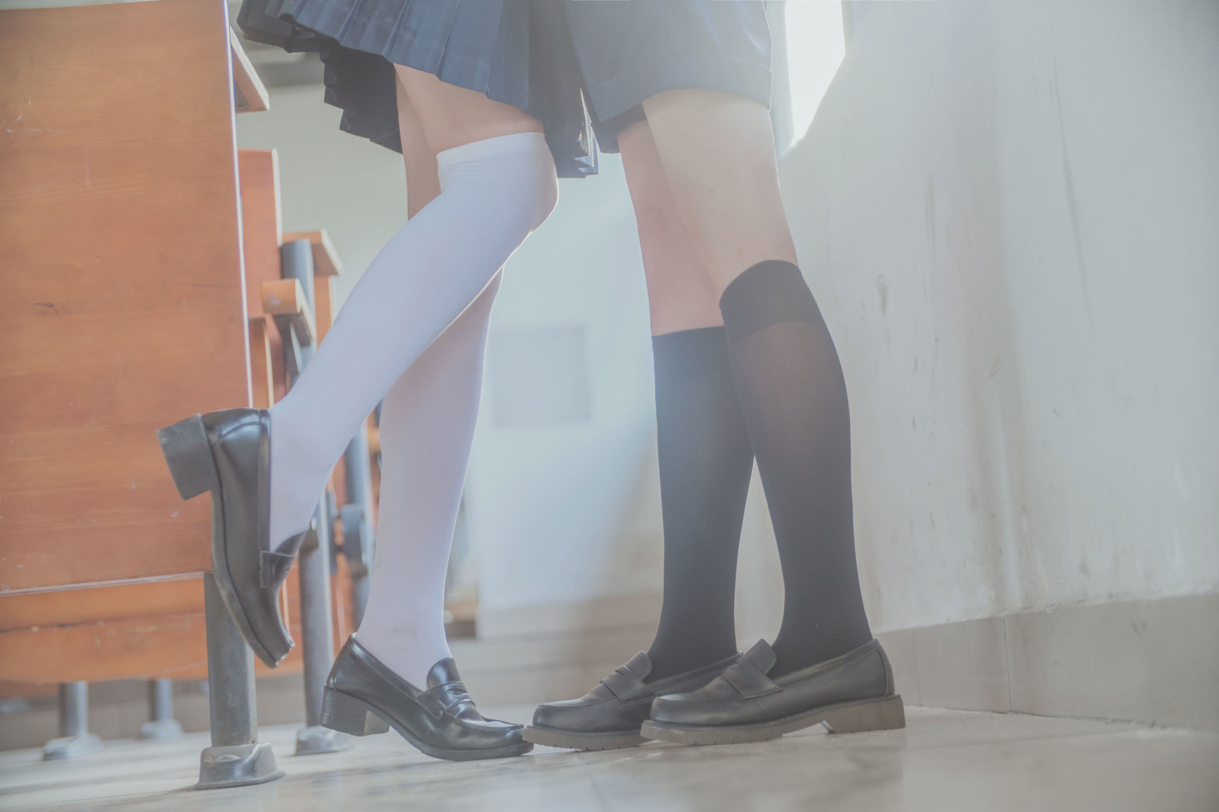 櫻桃喵與瘋貓ss JK百合 Cosplay