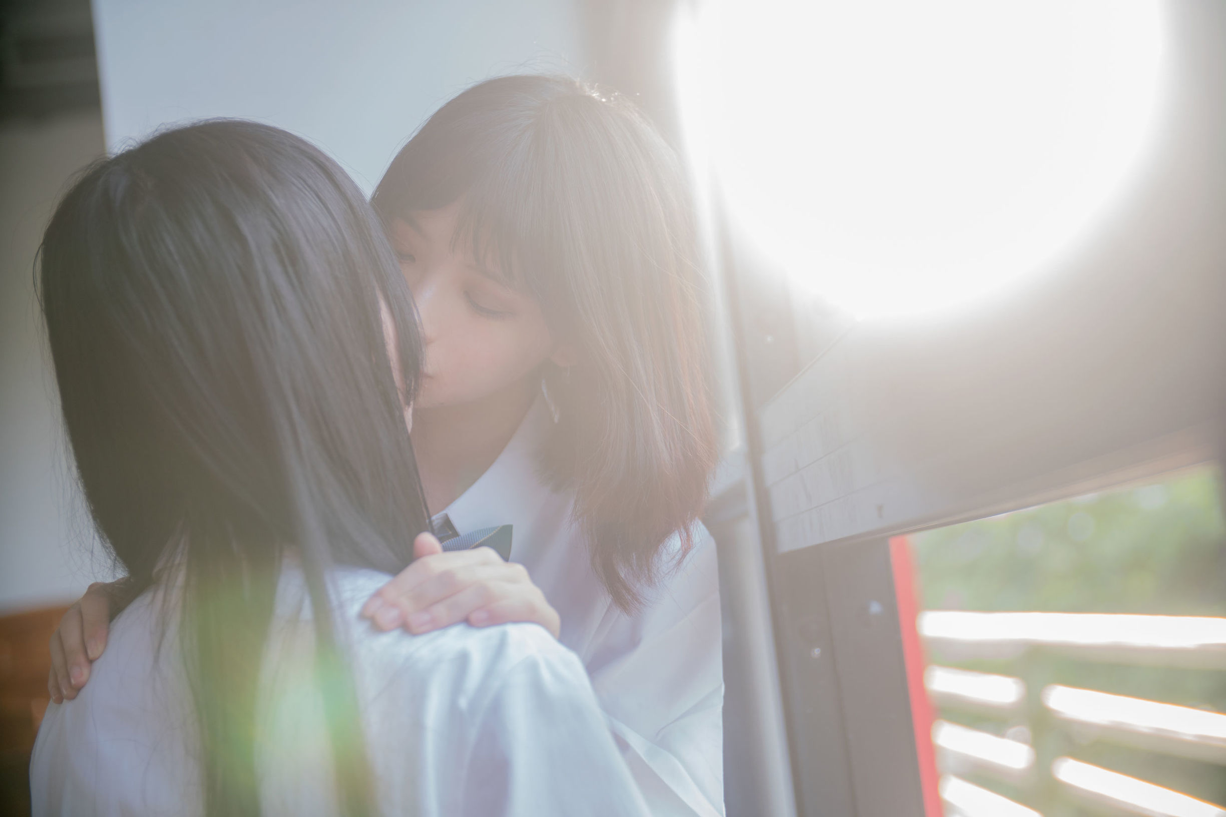 櫻桃喵與瘋貓ss JK百合 Cosplay