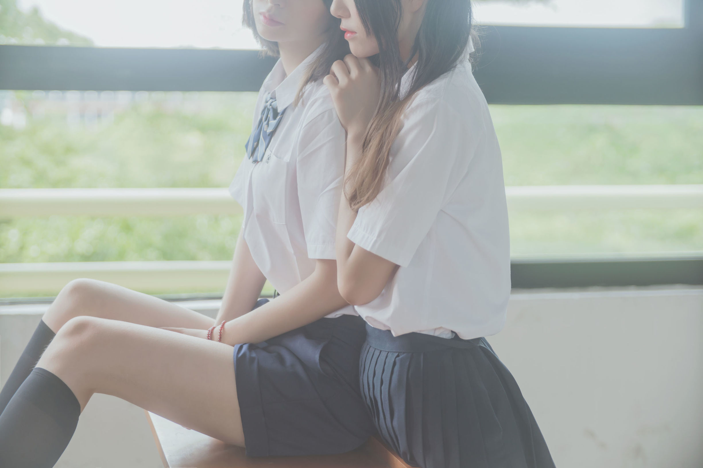 Sakura Tao Miao and Crazy Cat ss JK Yuri Cosplay