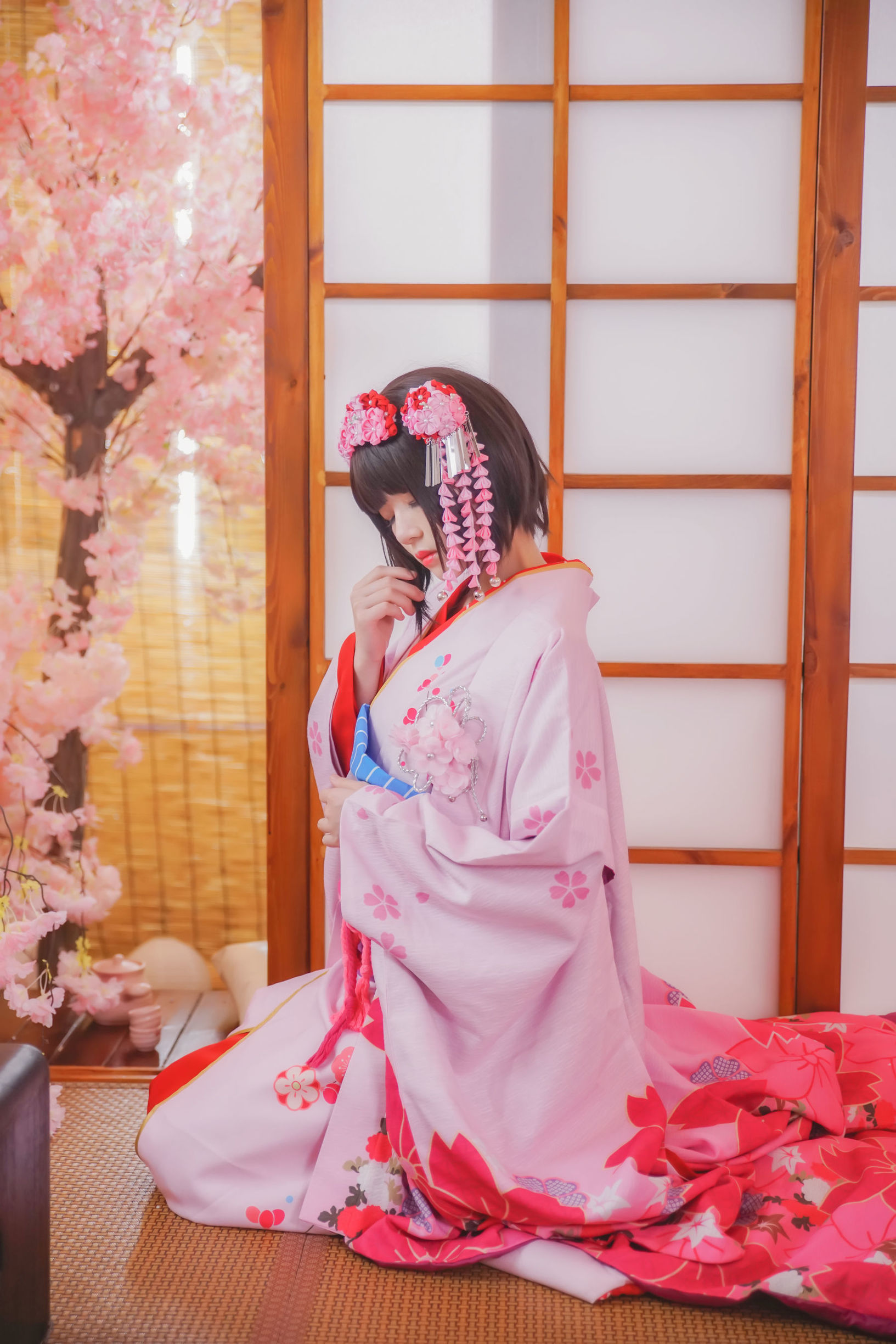  belle ta Cosplay] Sakurtao Miao "(Kato Megumi) Kimono