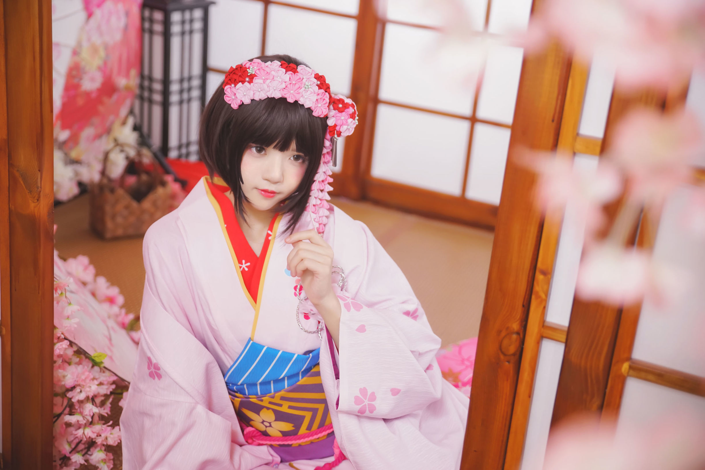  belle ta Cosplay] Sakura Tao Meo 《(Kato Megumi) Kimono》