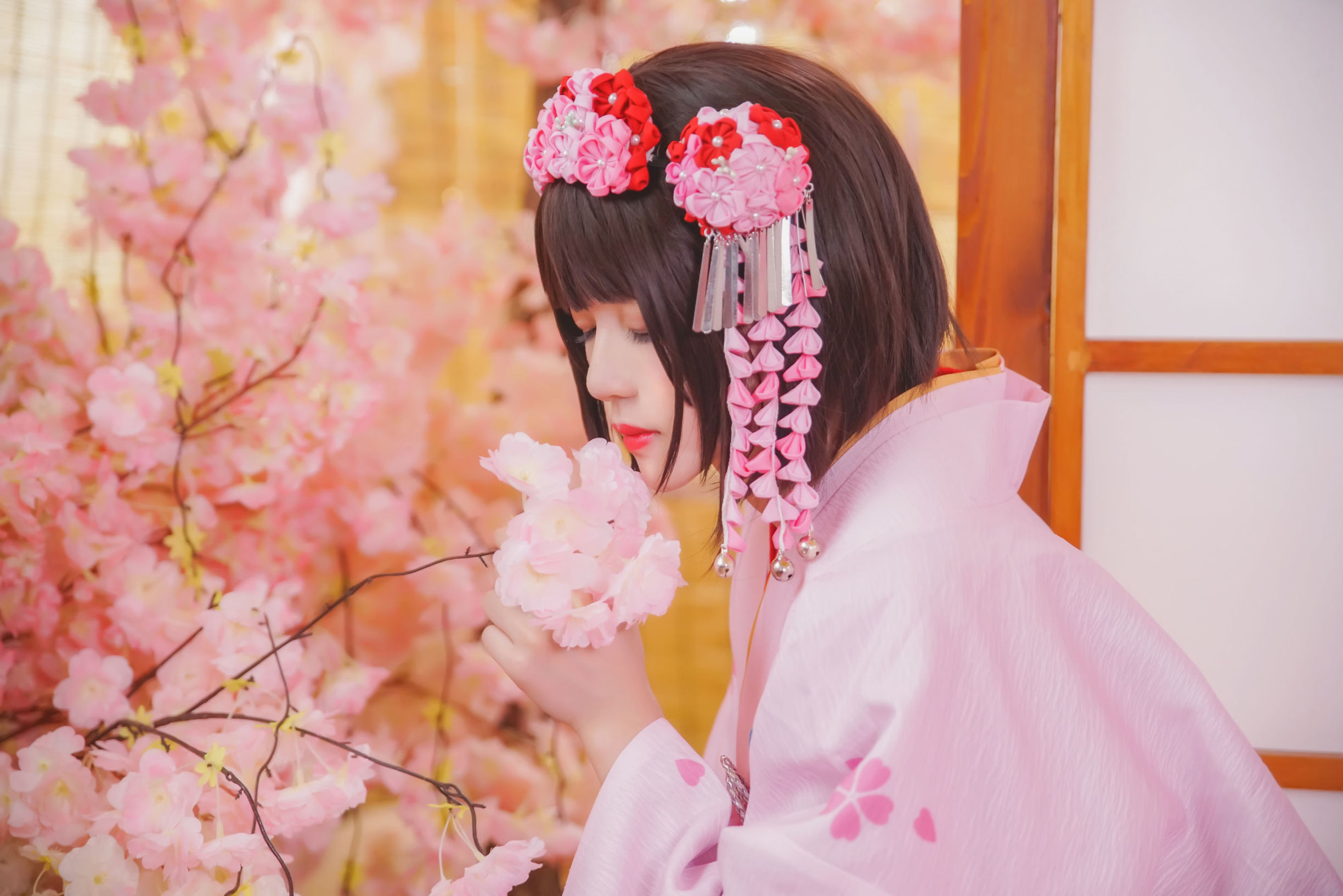  belle ta Cosplay] Sakurtao Miao "(Kato Megumi) Kimono